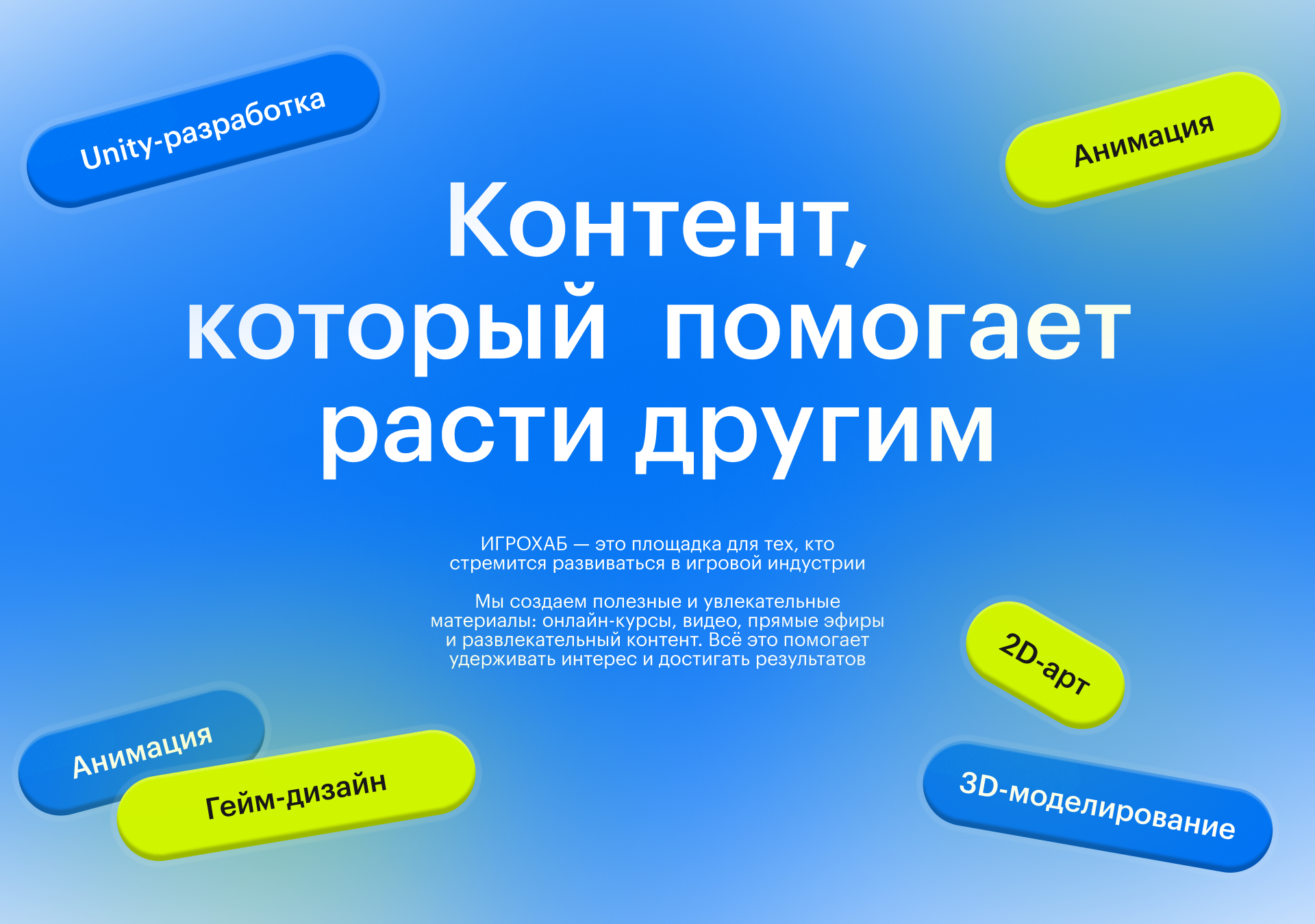 Игрохаб 2025 — Изображение №2 — Брендинг, Маркетинг на Dprofile