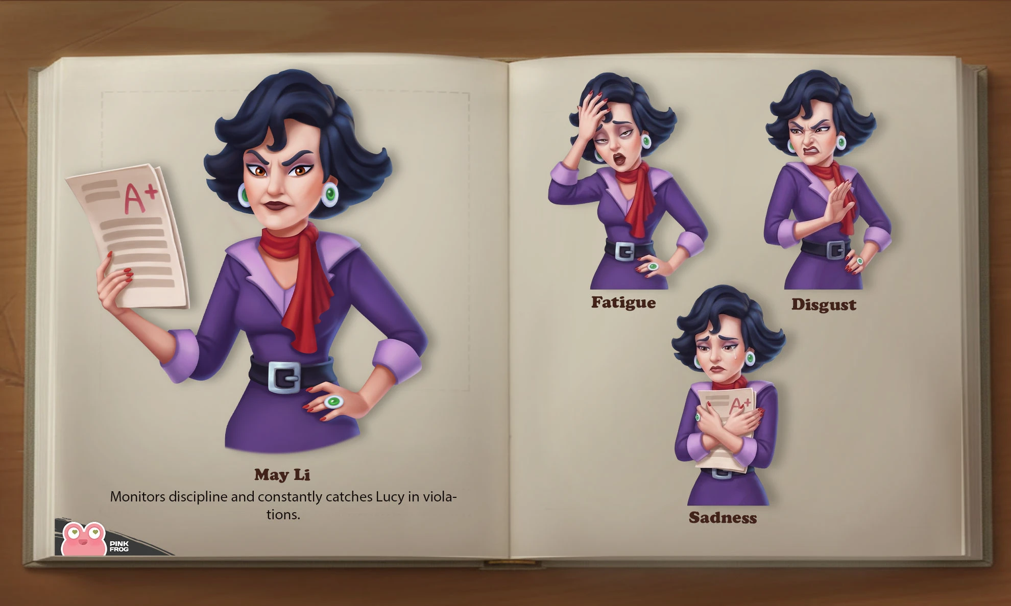 Профиль Anna Lyubaeva Казуальные персонажи "Cтаршая школа." Casual game — Изображение №10 — Иллюстрация на Dprofile
