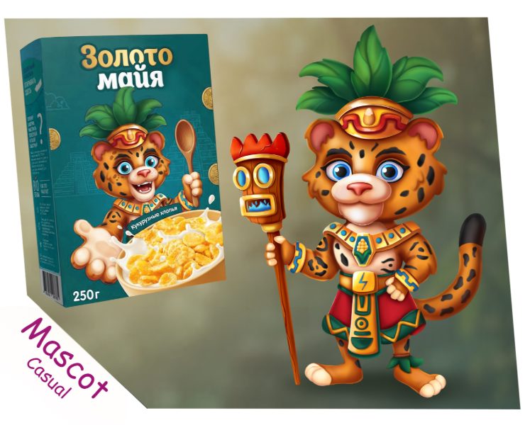 Маскот для детских завтраков и снеков. Mascot на Dprofile