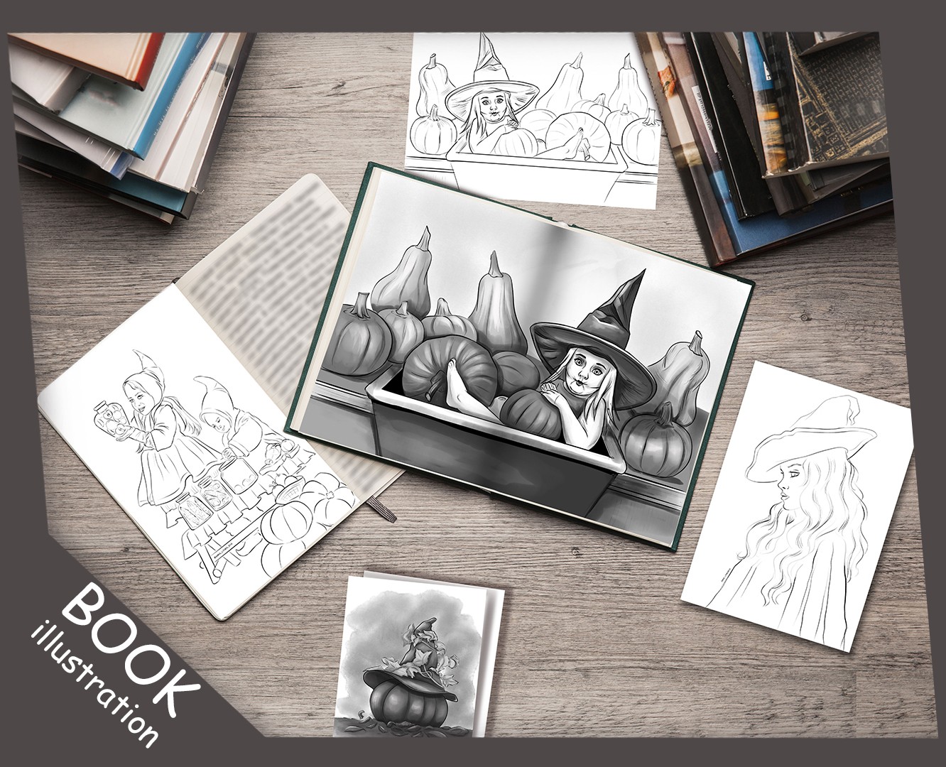 Книжная графика на Dprofile