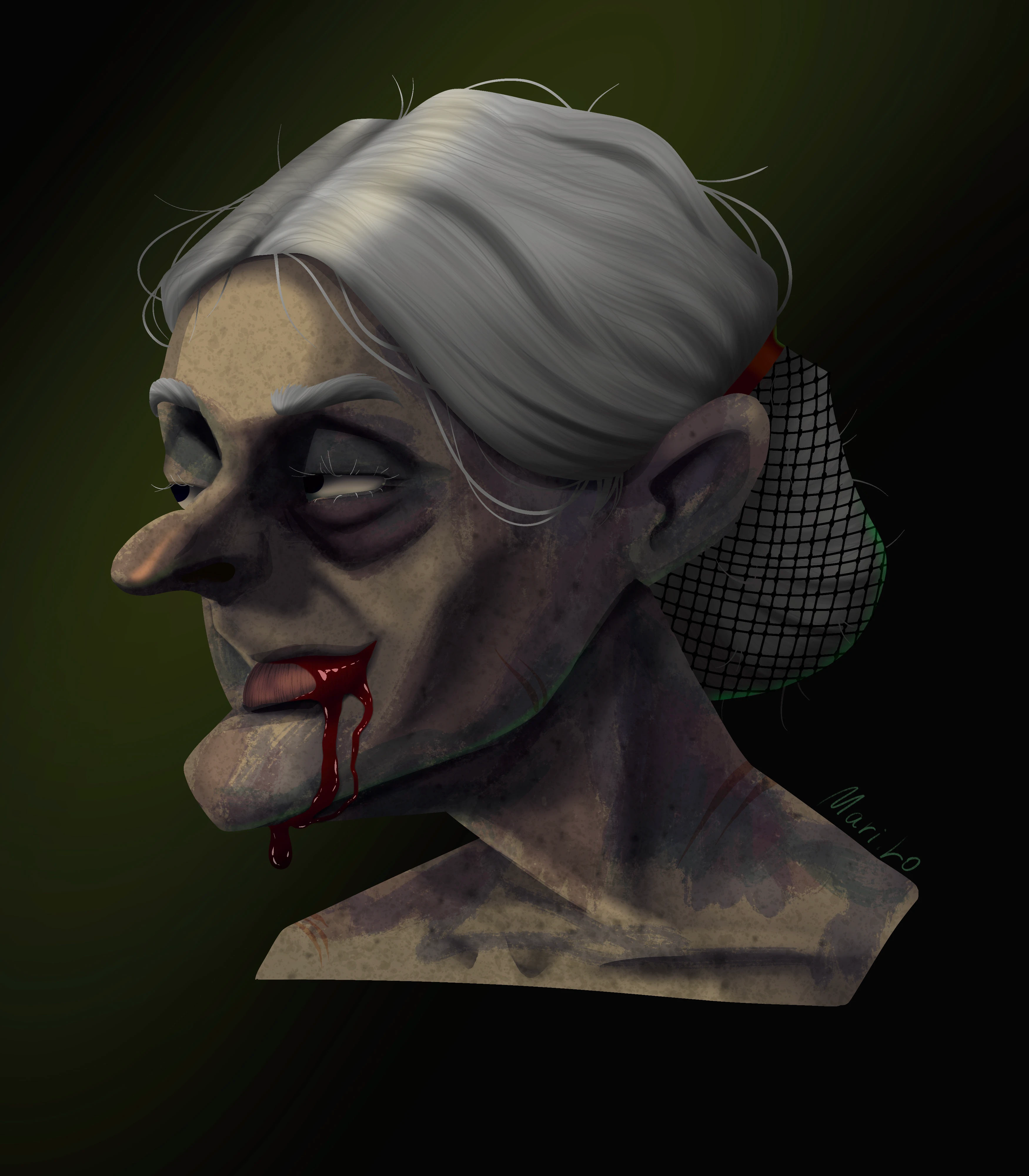 Дизайн персонажа (миссис Фарпи) Characters design concepts — Изображение №1 — Иллюстрация на Dprofile