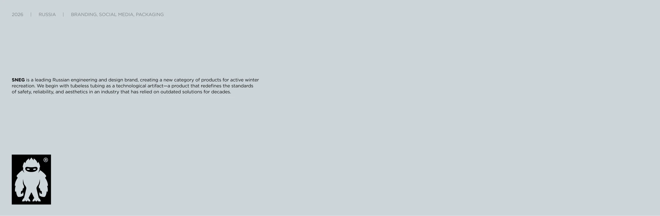 Branding tubing SNEG: logo, branding — Изображение №2 — Брендинг на Dprofile