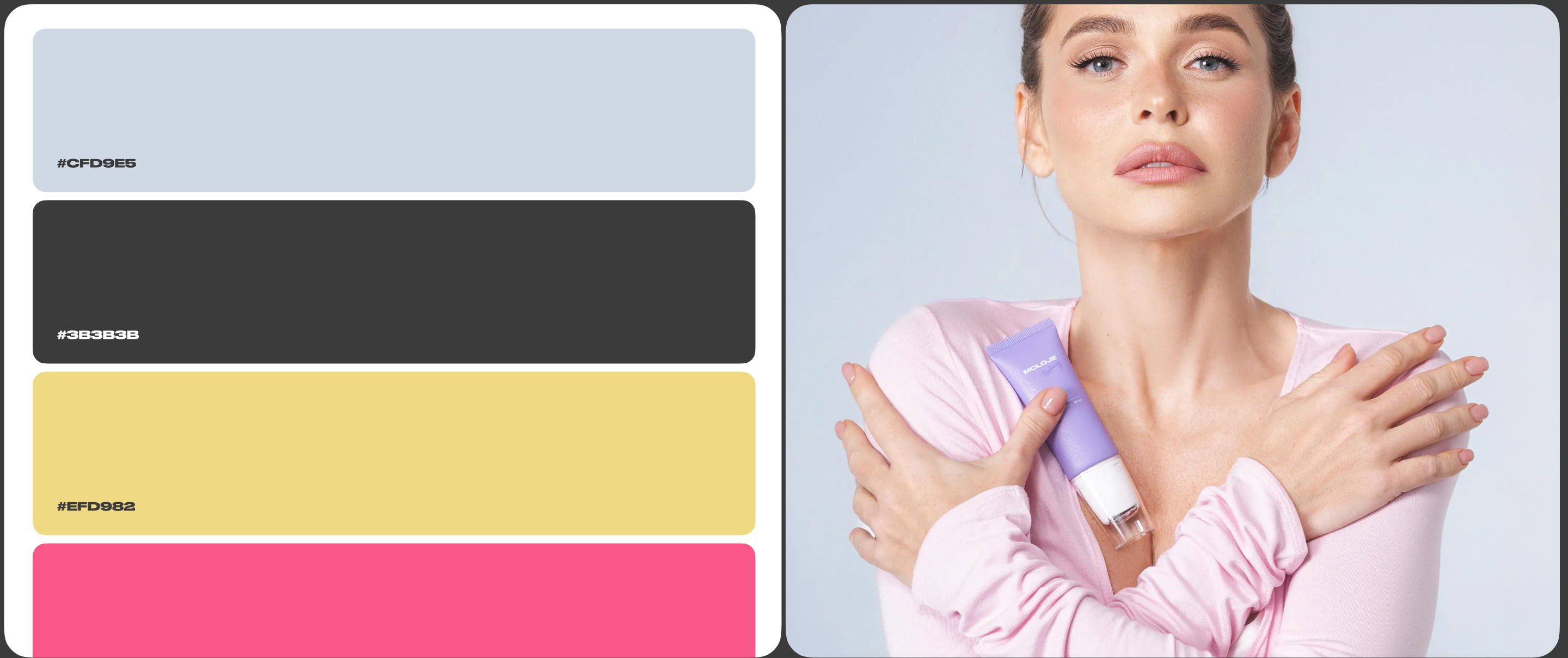 Moloje© Cosmetics brand: logo, branding — Изображение №7 — Брендинг на Dprofile