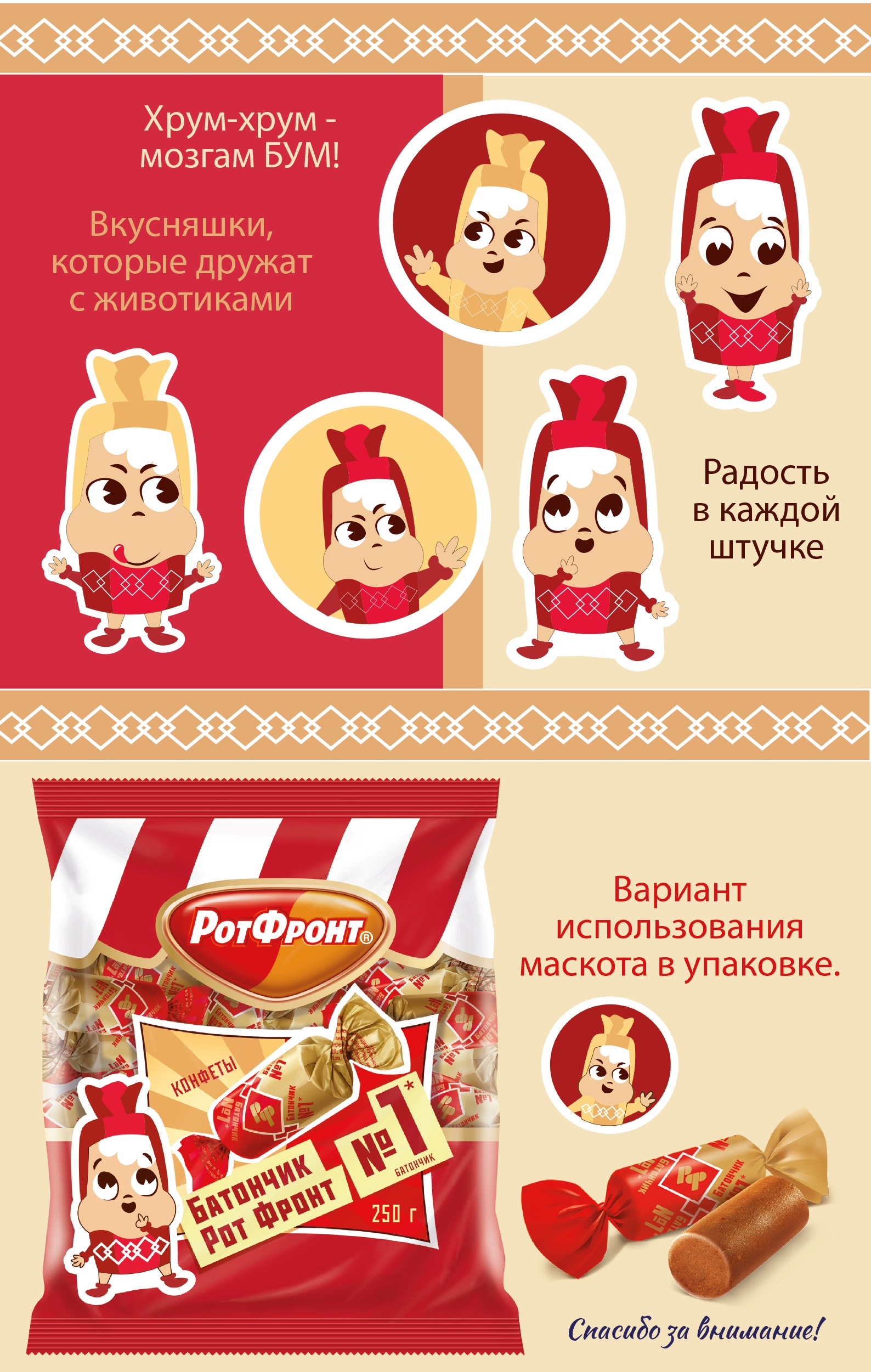 Маскот "РотФронт" — Изображение №2 — Брендинг на Dprofile