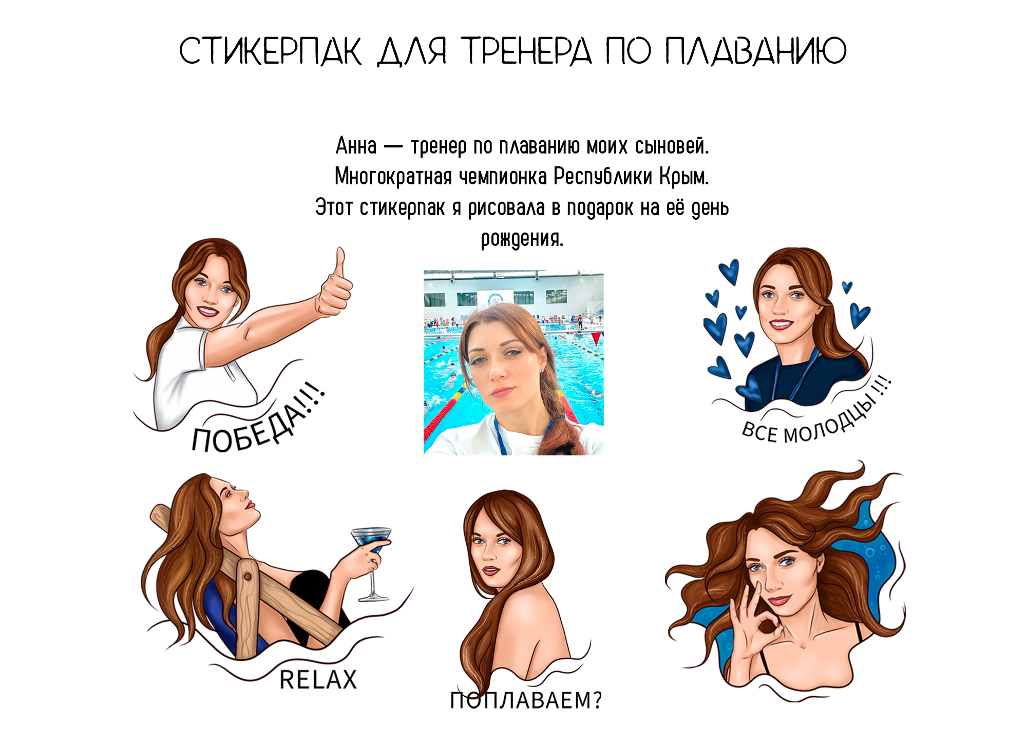 Портфолио стикеры. Стикерпак на заказ — Изображение №3 — Иллюстрация, Графика на Dprofile