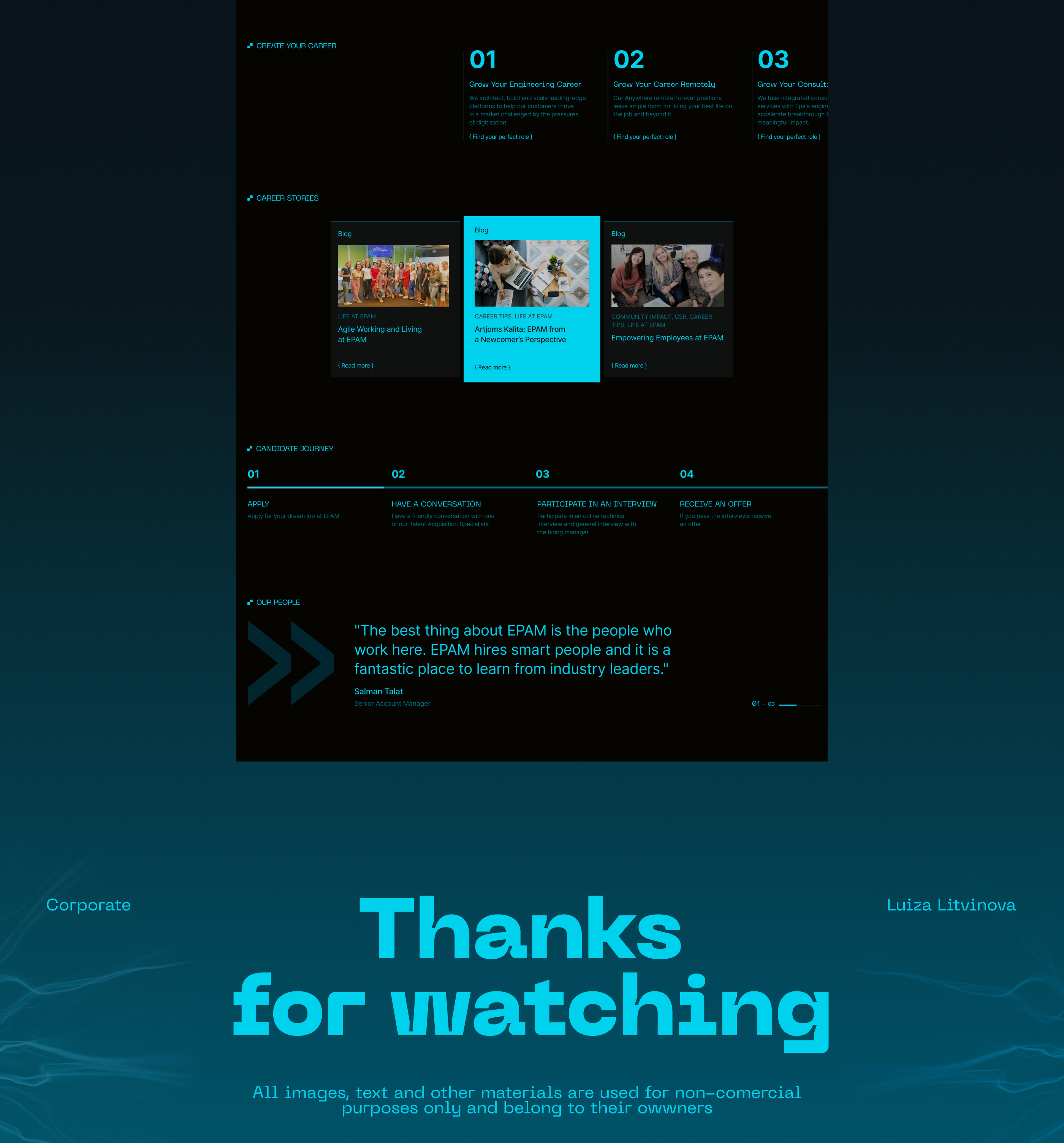 EPAM | Corporate website — Изображение №9 — Интерфейсы на Dprofile