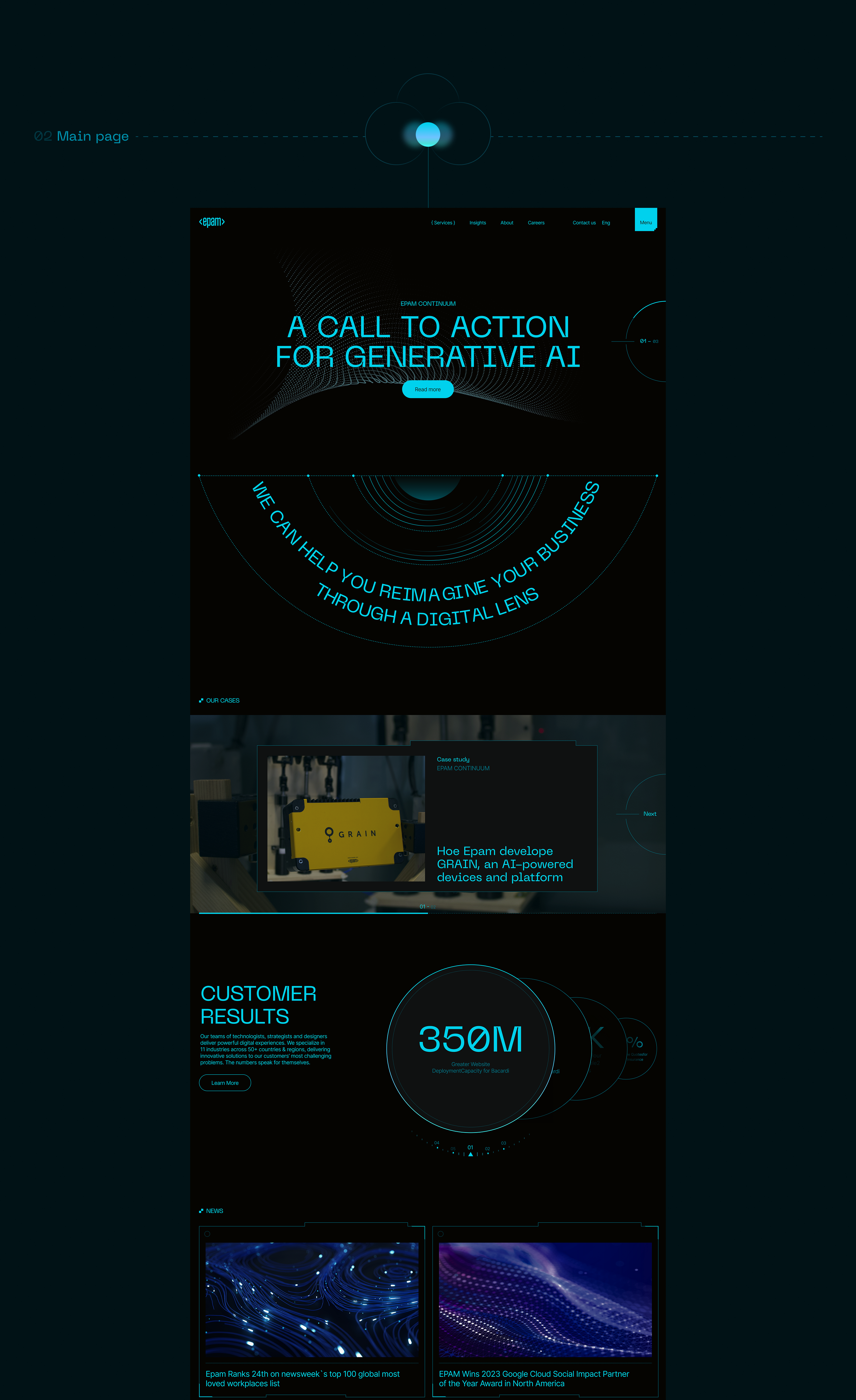 EPAM | Corporate website — Изображение №3 — Интерфейсы на Dprofile