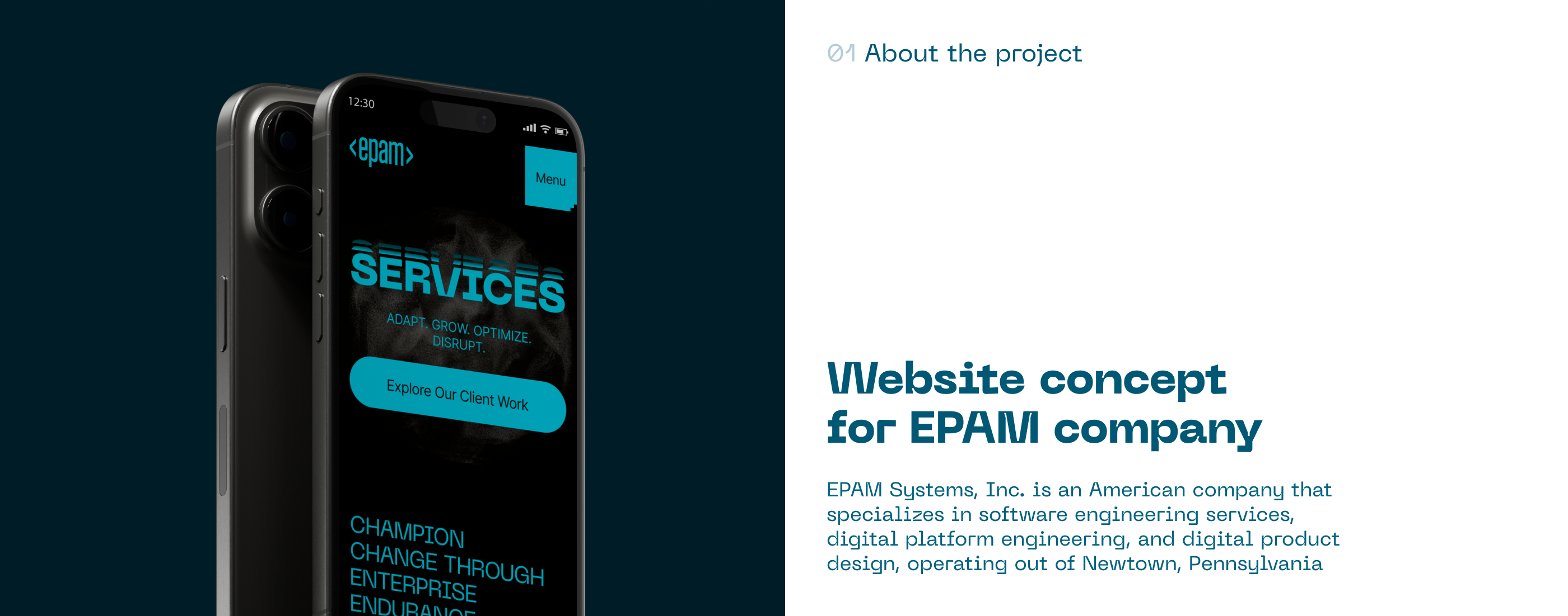 EPAM | Corporate website — Изображение №2 — Интерфейсы на Dprofile