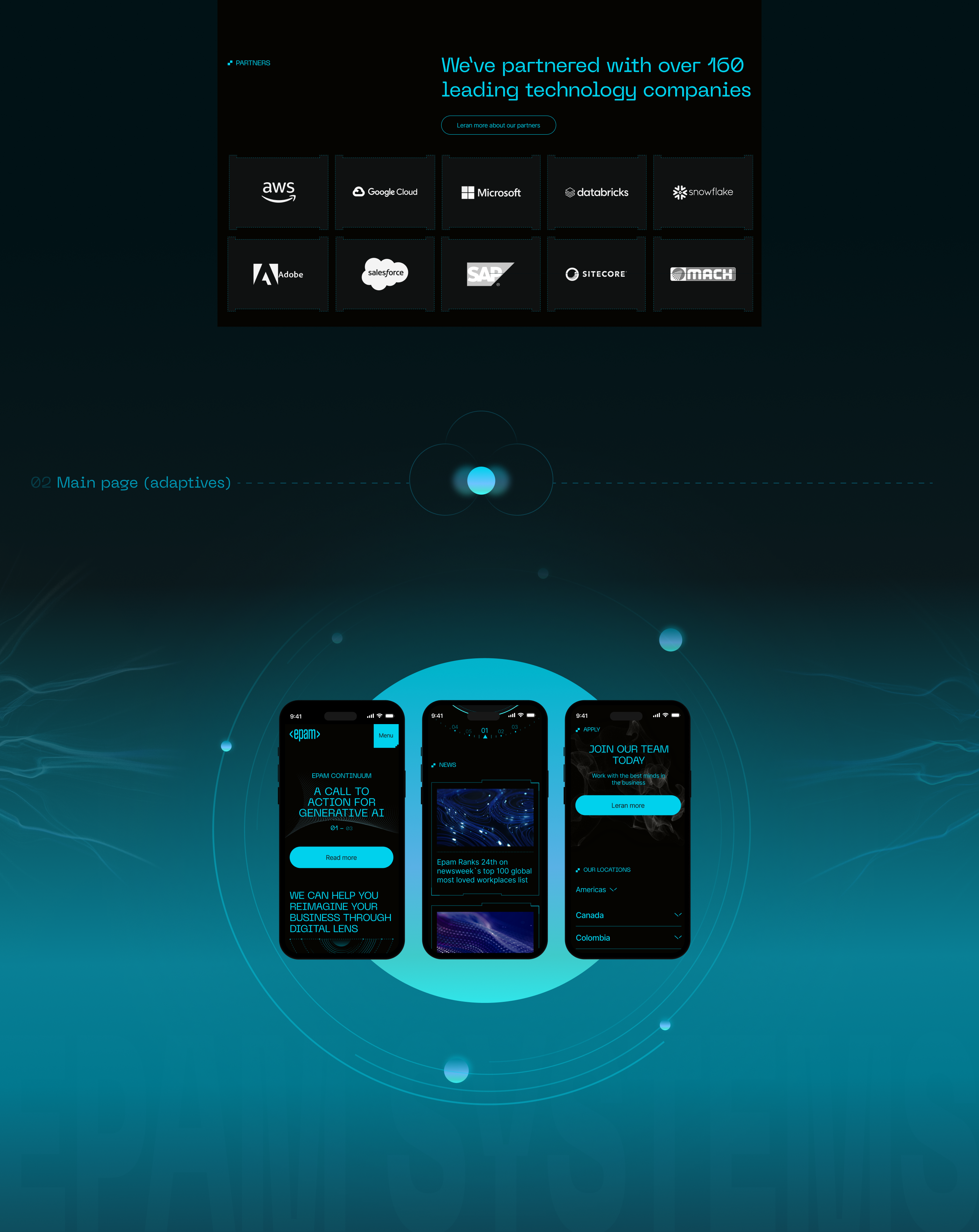 EPAM | Corporate website — Изображение №4 — Интерфейсы на Dprofile