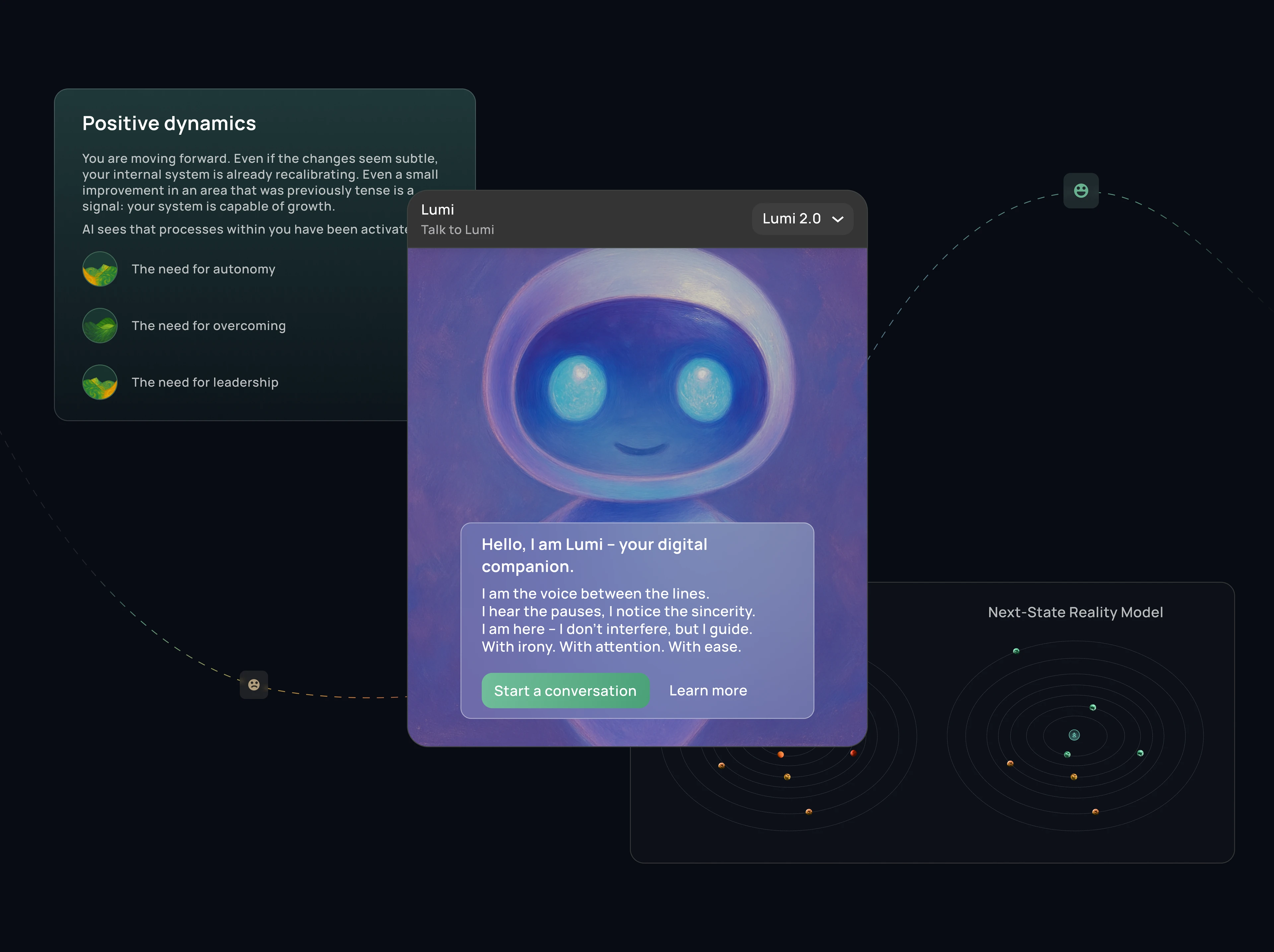 AI Chat & Immersive Mental Mapping System (Part 2) — Изображение №9 — Интерфейсы на Dprofile