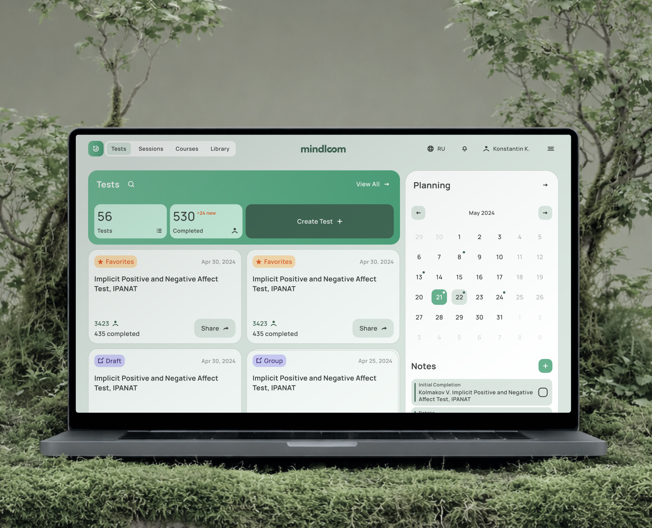 Mindloom: AI Mental Health SaaS | Product Design — Интерфейсы на Dprofile