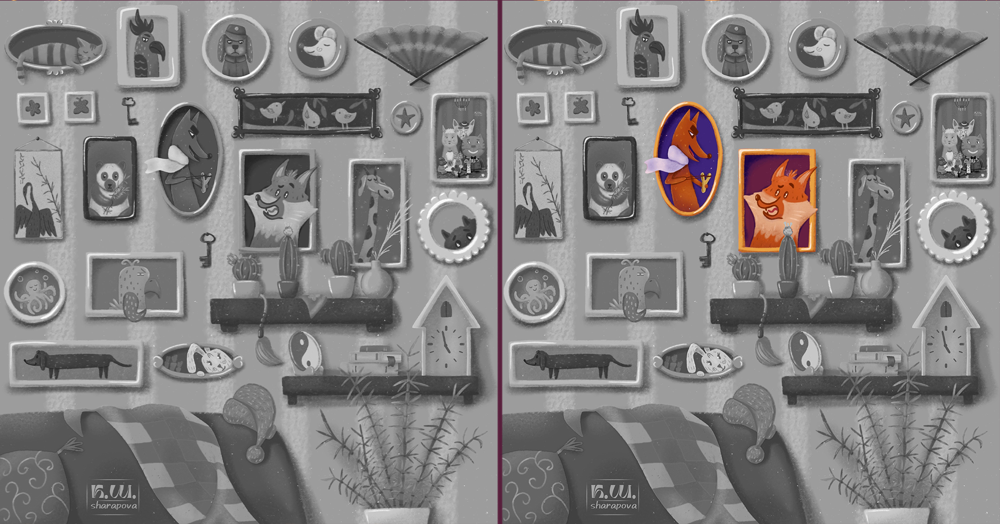 Иллюстрация "Стена с портретами". — Изображение №3 — Иллюстрация на Dprofile