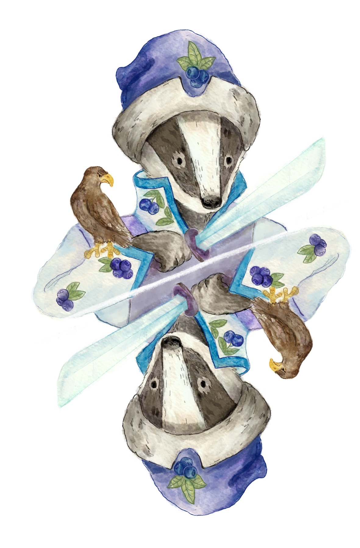 Игральные лесные карты. — Изображение №5 — Иллюстрация на Dprofile