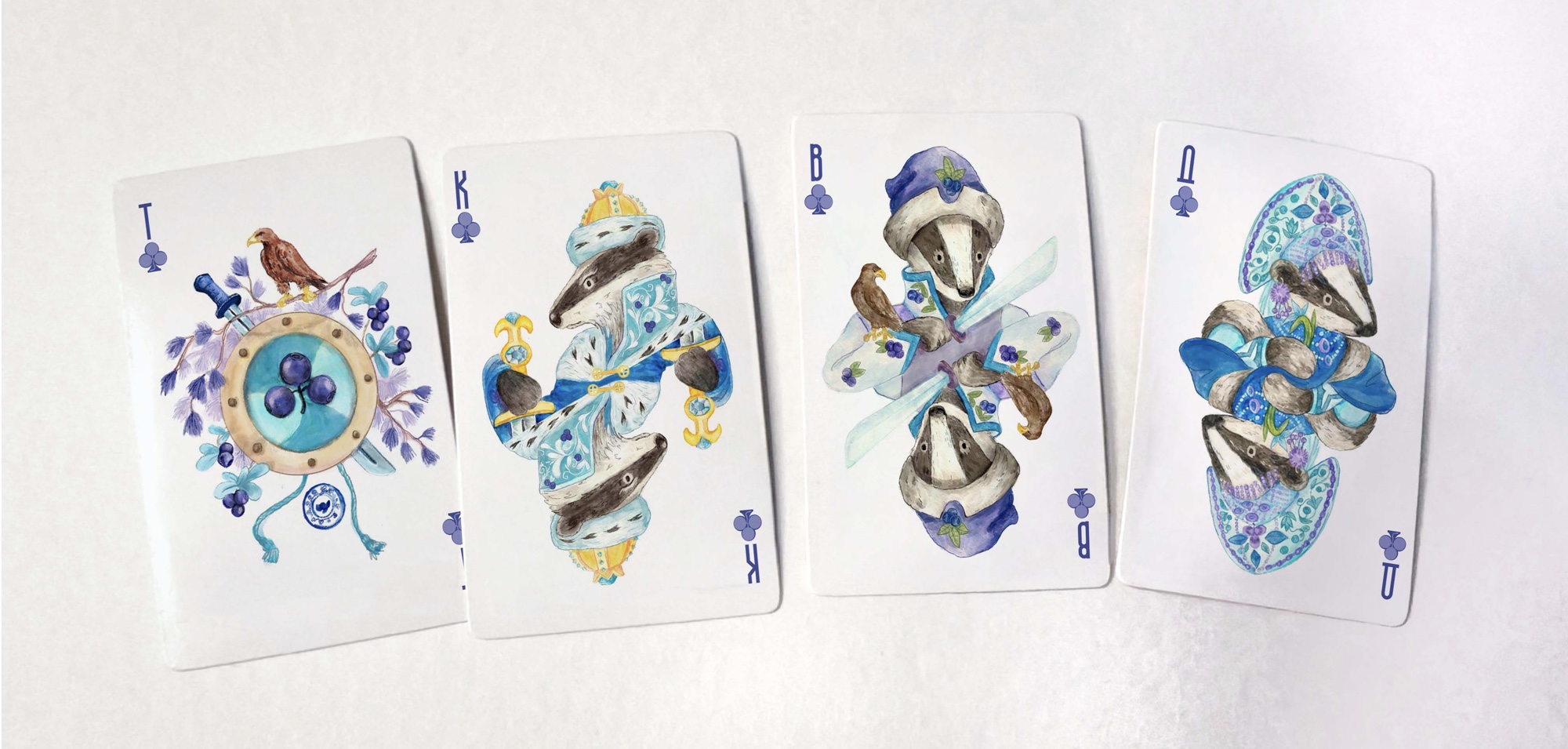 Игральные лесные карты. — Изображение №7 — Иллюстрация на Dprofile