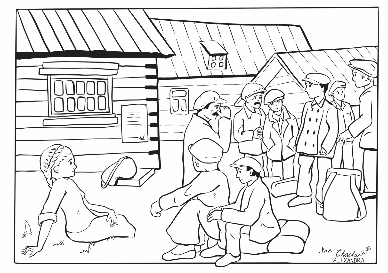 Раскраски для музея — Изображение №10 — Иллюстрация на Dprofile