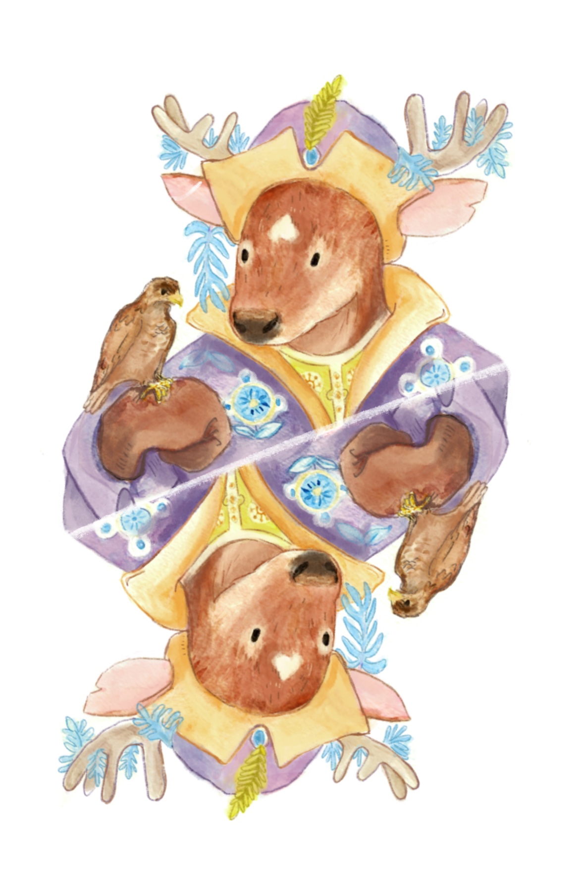 Игральные лесные карты. — Изображение №11 — Иллюстрация на Dprofile