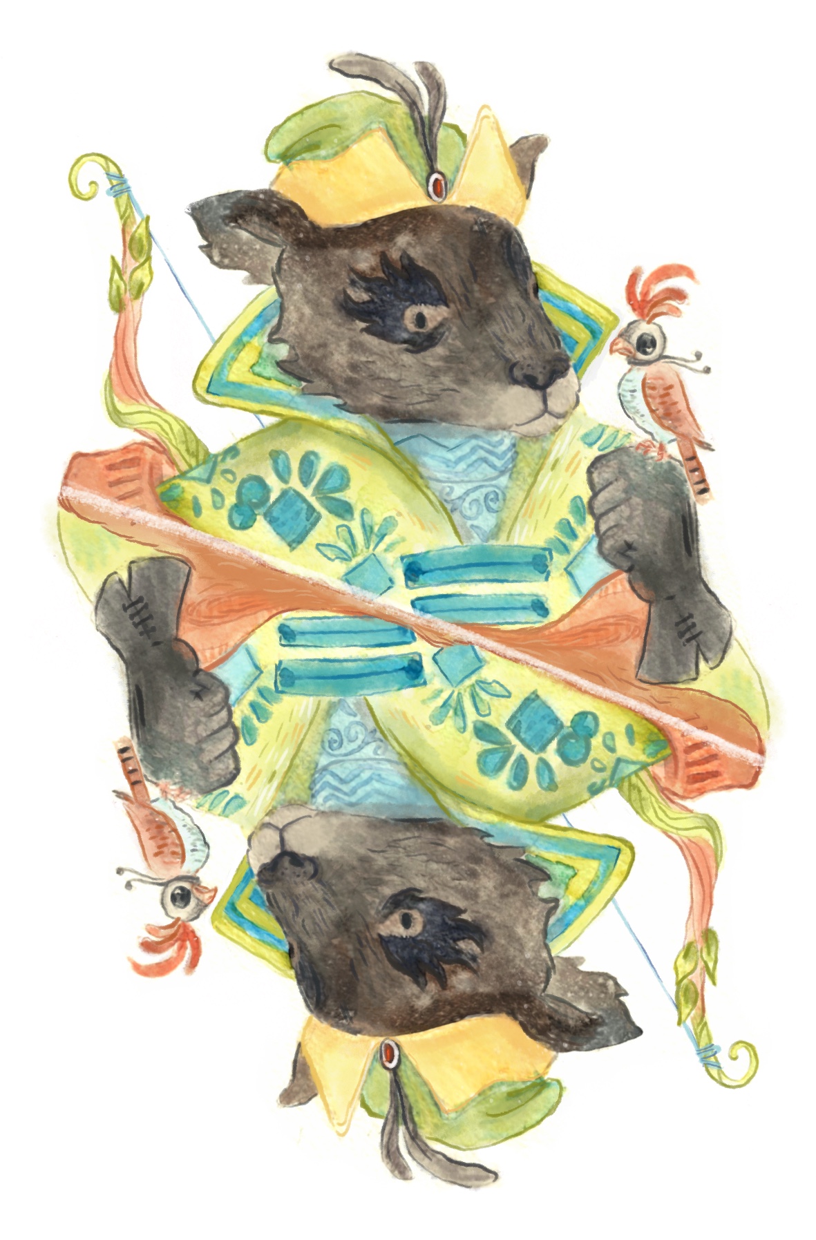 Игральные лесные карты. — Изображение №23 — Иллюстрация на Dprofile