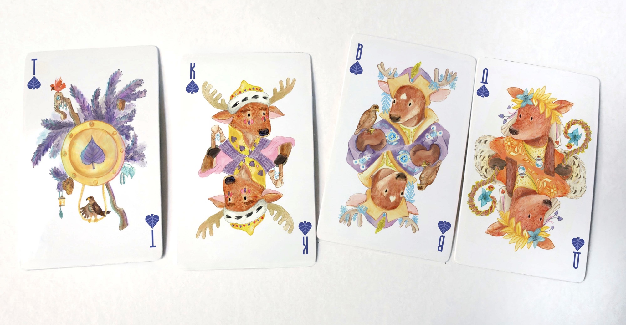 Игральные лесные карты. — Изображение №13 — Иллюстрация на Dprofile