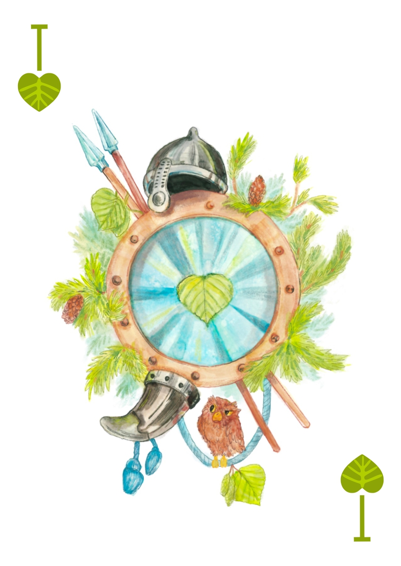 Игральные лесные карты. — Изображение №15 — Иллюстрация на Dprofile