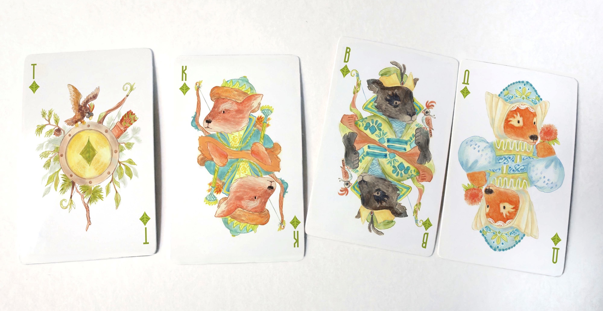 Игральные лесные карты. — Изображение №25 — Иллюстрация на Dprofile