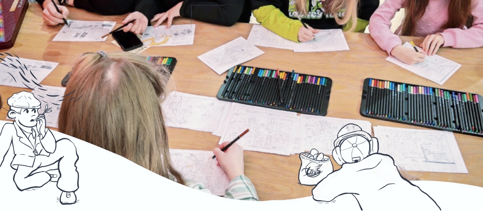 Раскраски для музея — Изображение №1 — Иллюстрация на Dprofile