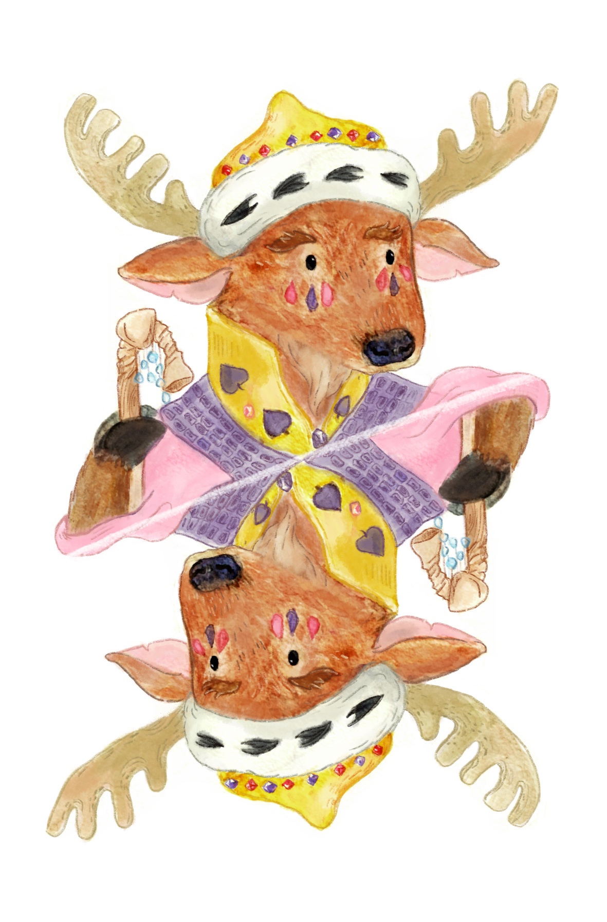 Игральные лесные карты. — Изображение №10 — Иллюстрация на Dprofile