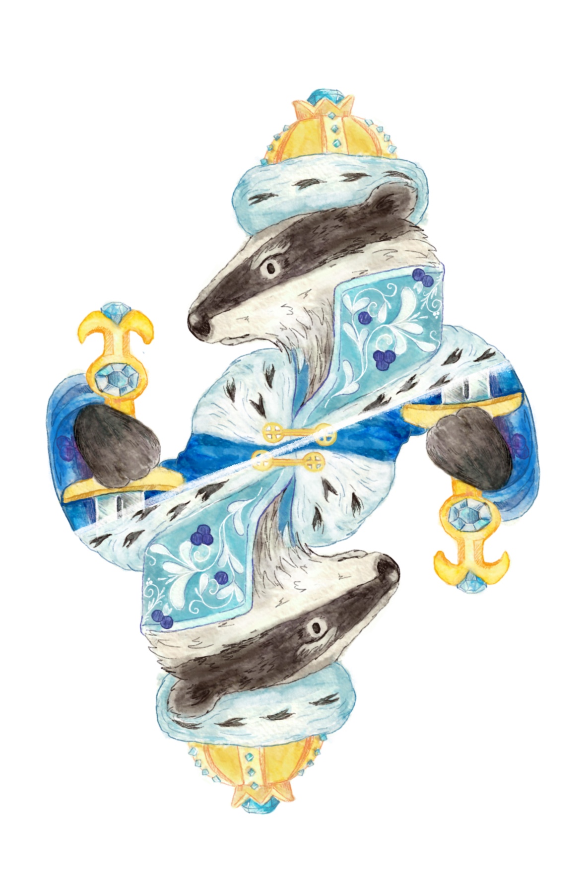 Игральные лесные карты. — Изображение №4 — Иллюстрация на Dprofile