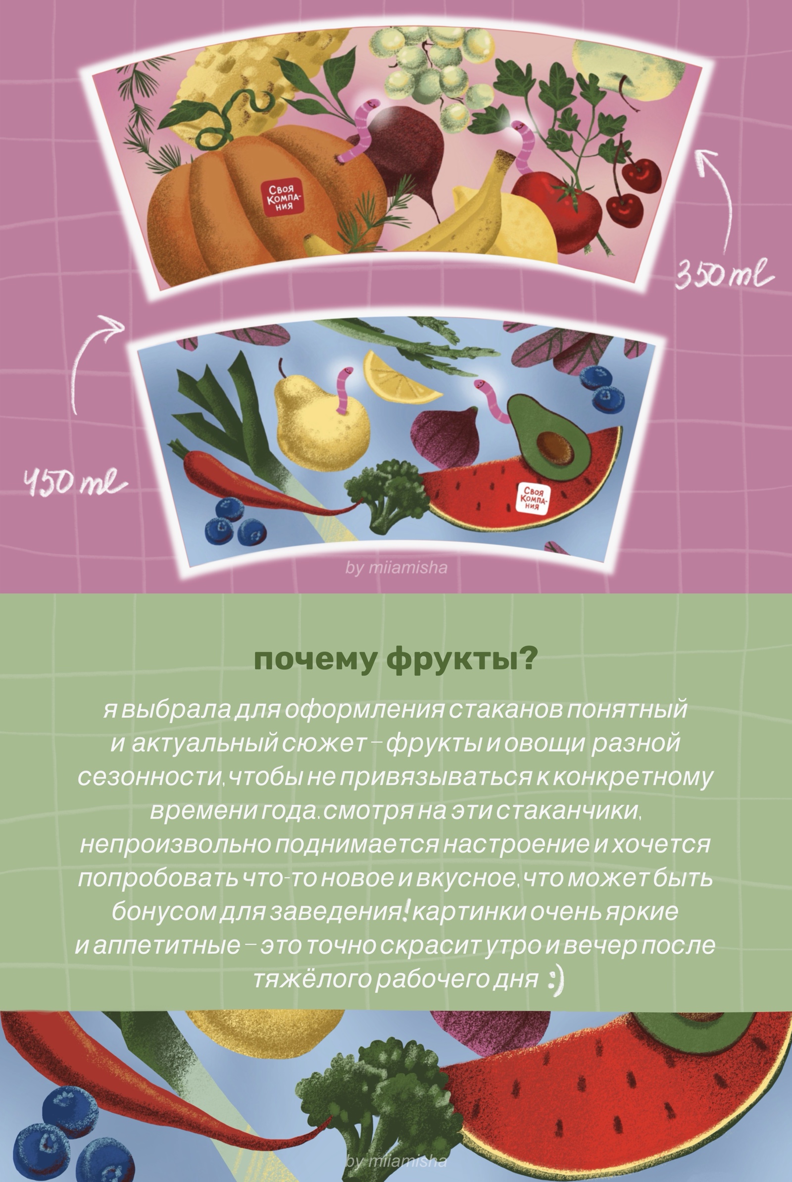 ДИЗАЙН СТАКАНЧИКОВ ДЛЯ РЕСТОРАНА «СВОЯ КОМПАНИЯ» — Изображение №2 — Брендинг, Иллюстрация на Dprofile