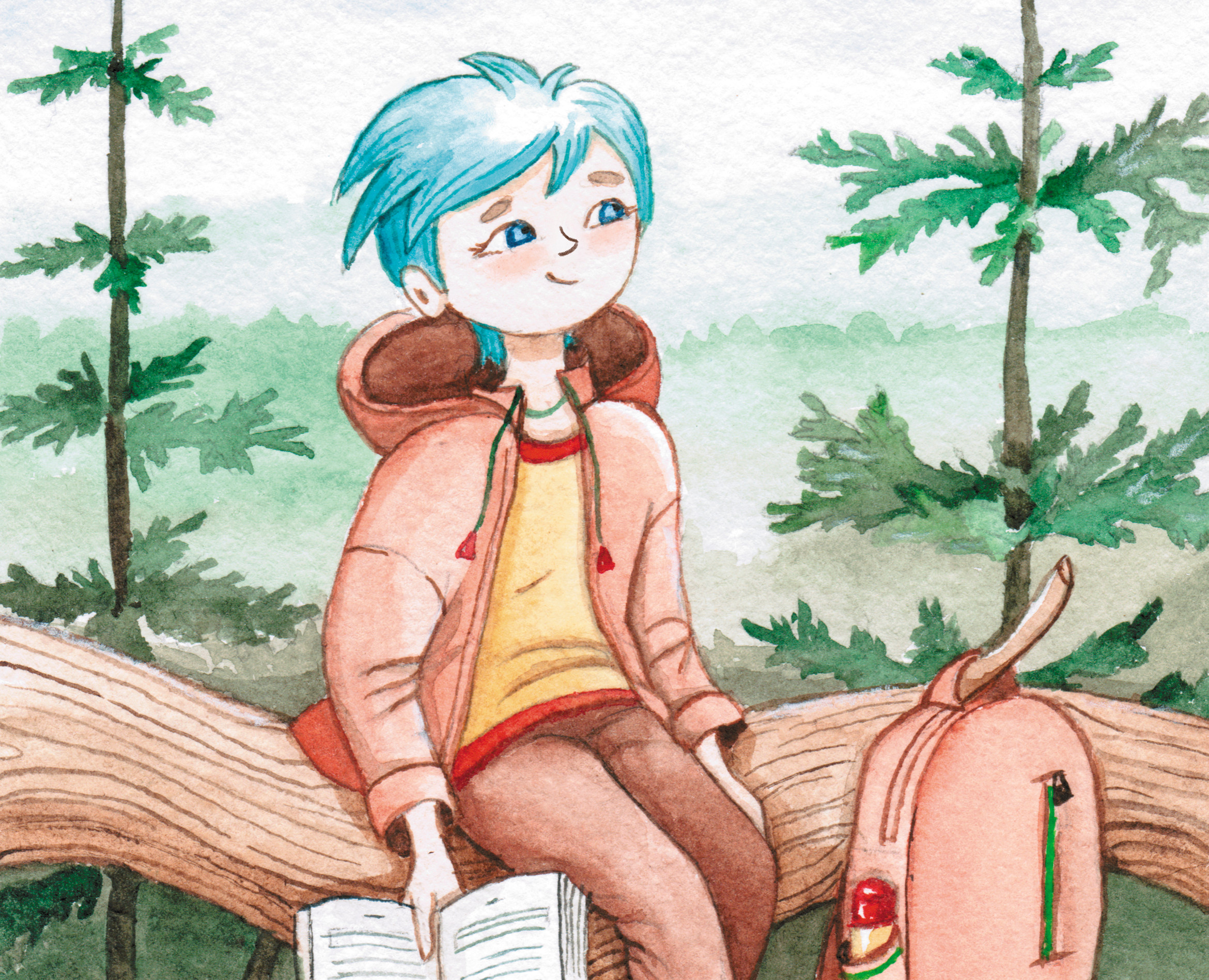 Мила с книгой на Dprofile