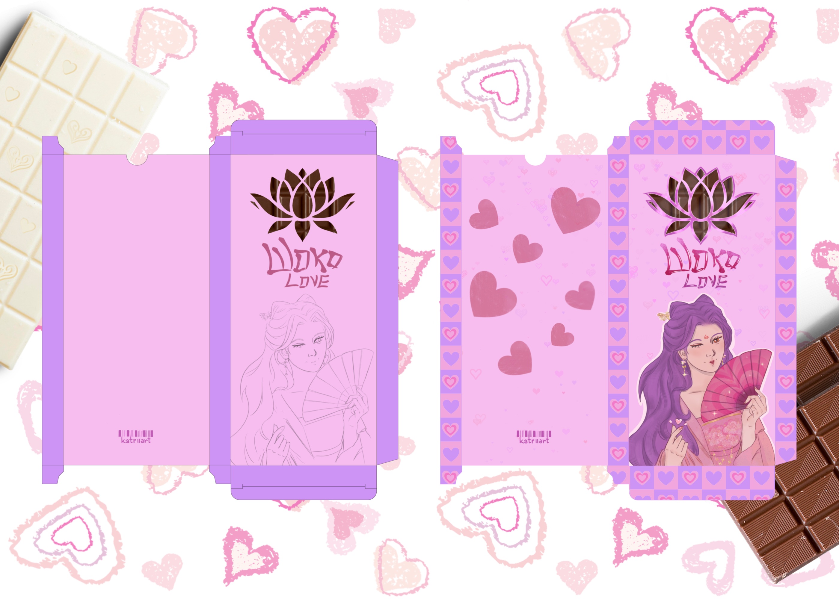 Иллюстрация для упаковки шоколада — Изображение №2 — Брендинг, Иллюстрация на Dprofile