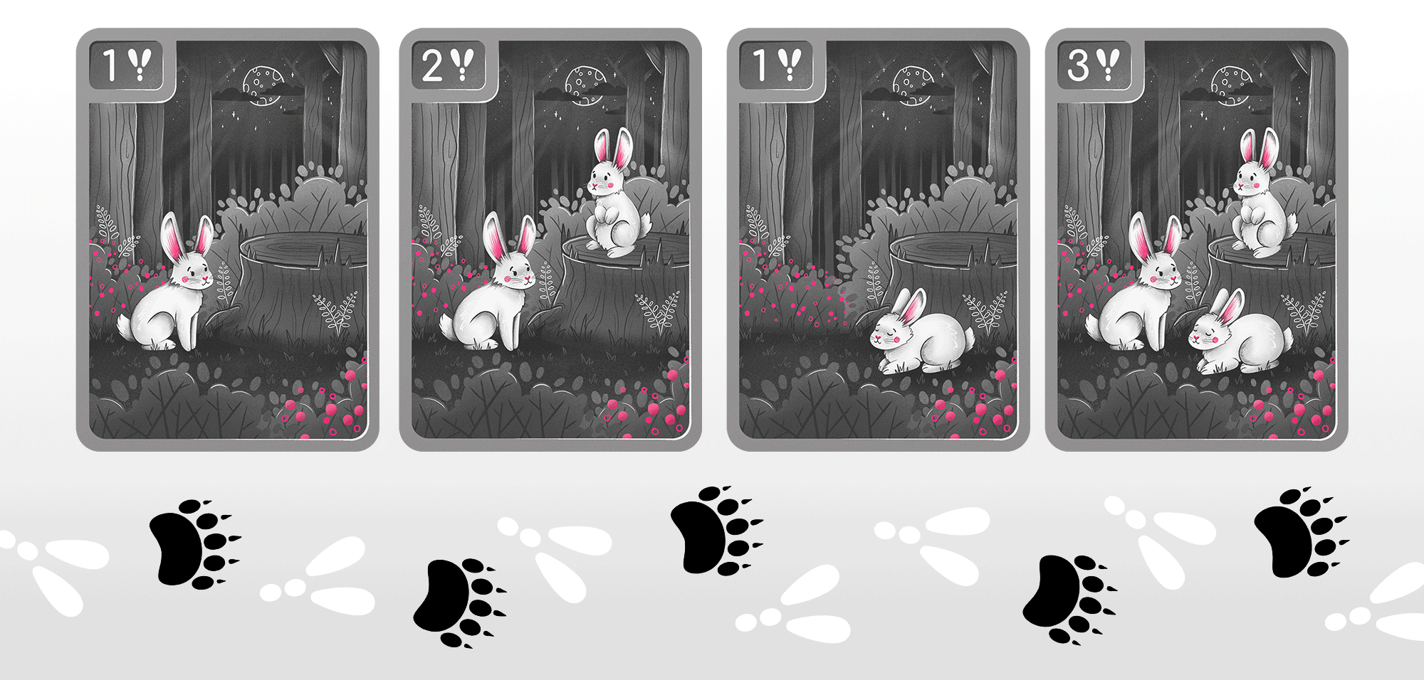 Настольная игра "Ночью по лесу гуляли" — Изображение №7 — Иллюстрация, Промдизайн на Dprofile