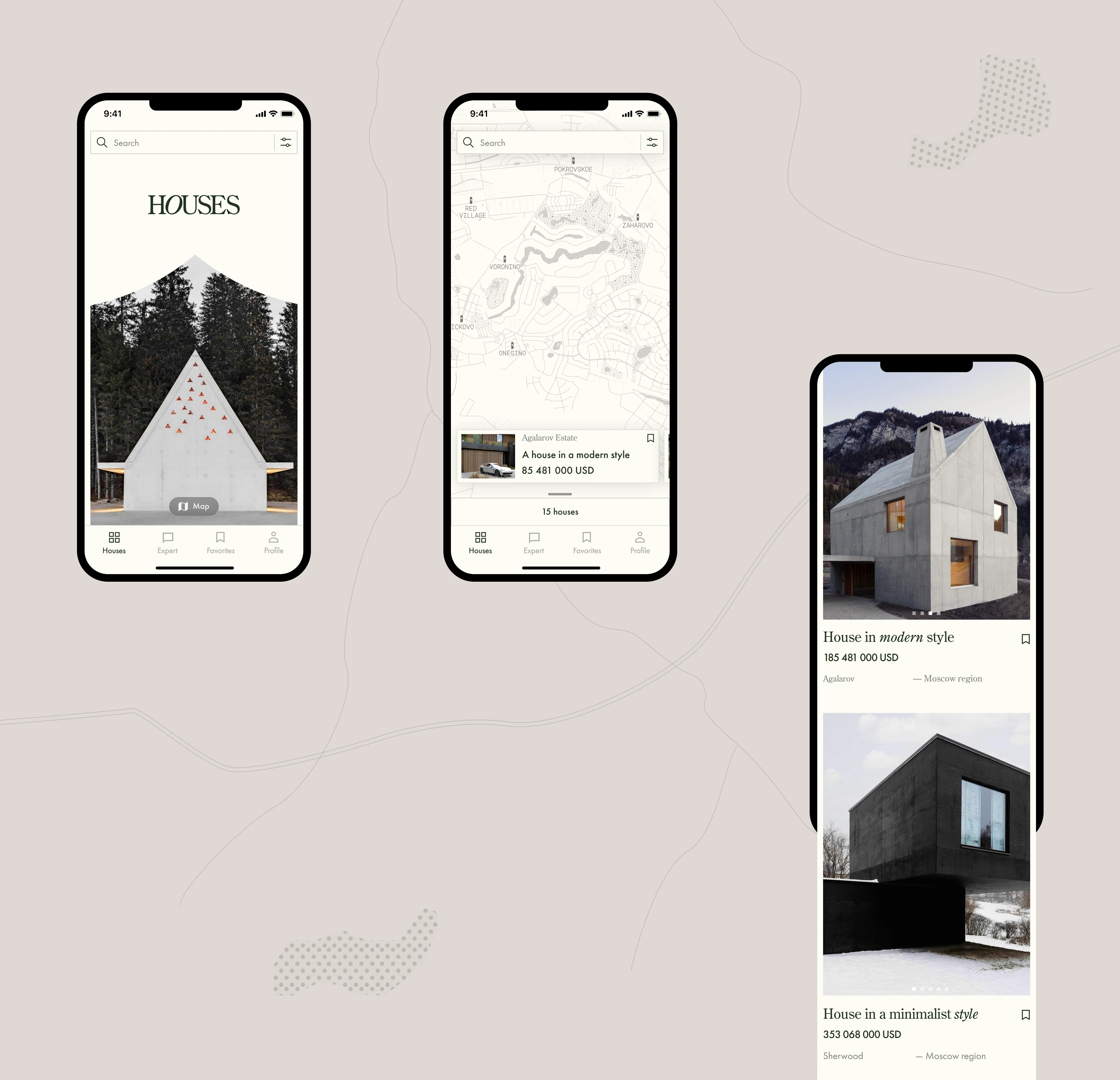 Элитная недвижимость — Villagio Estate — Изображение №5 — Интерфейсы на Dprofile