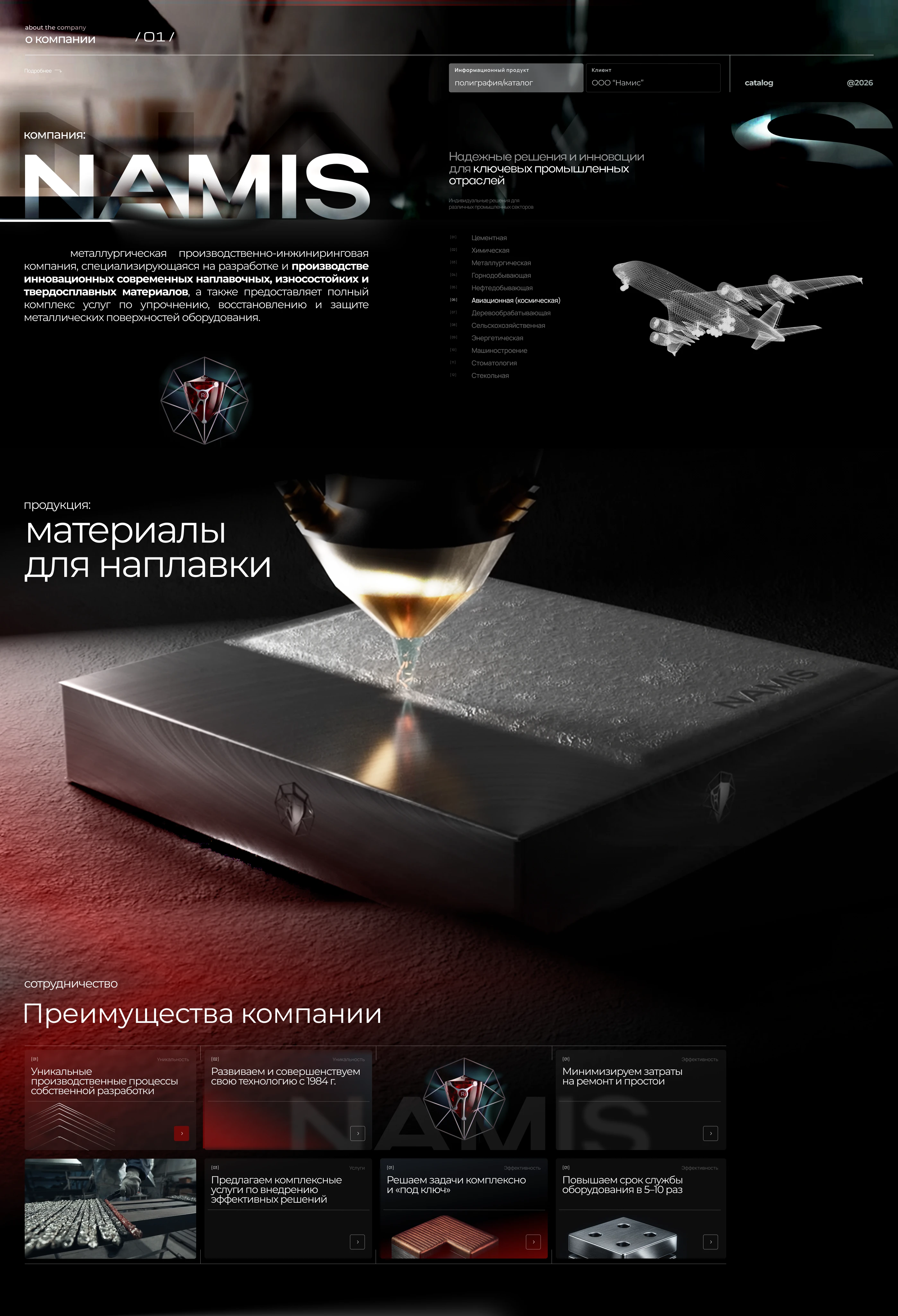 Каталог 2026 производство материалов для наплавки_Catalog 2026 production of materials for surfacing — Изображение №2 — Интерфейсы, Графика на Dprofile