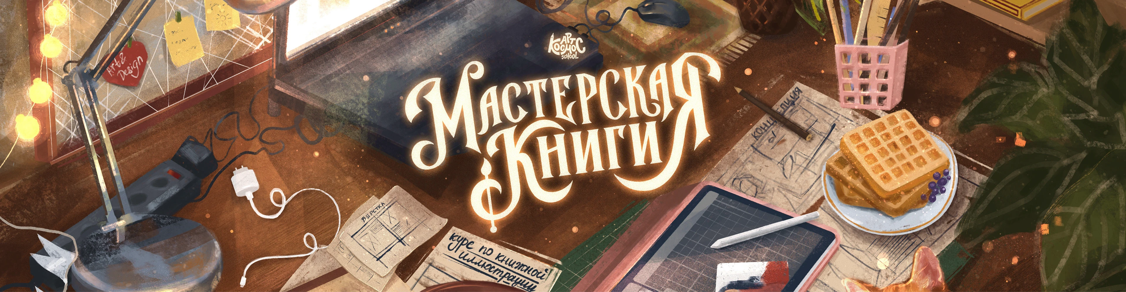 Иллюстрация для сайта "Мастерская книги" — Изображение №1 — Иллюстрация, Графика на Dprofile