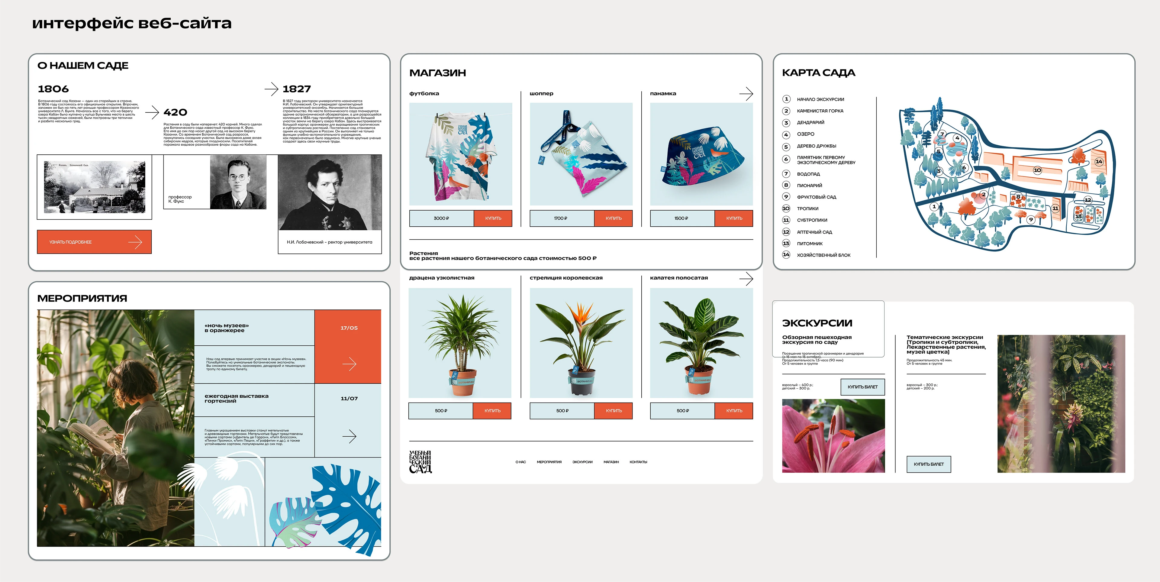 Фирменный стиль (ребрендинг) ботанического сада — Изображение №18 — Брендинг, Иллюстрация на Dprofile