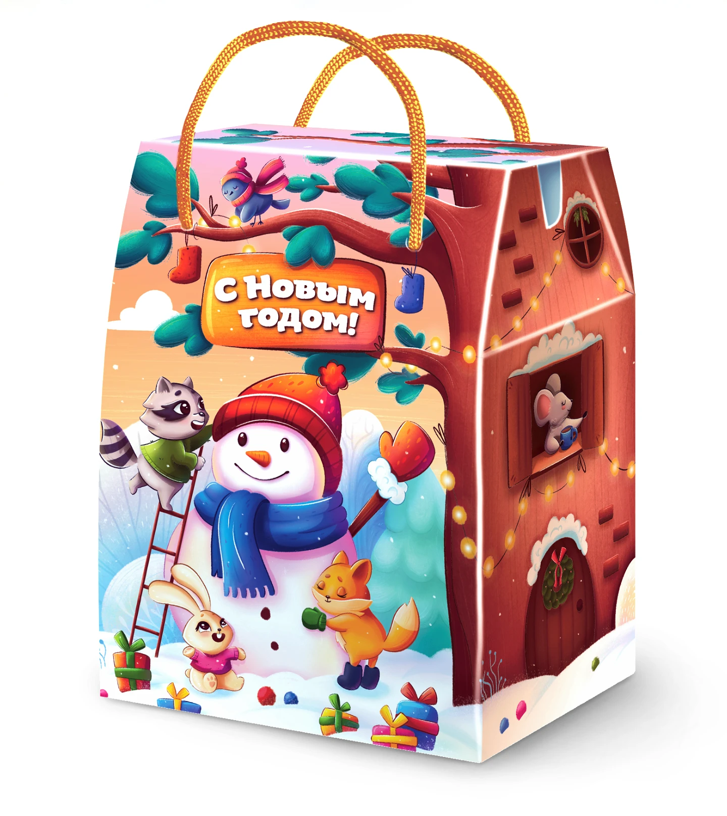 Новогодняя упаковка для сладостей — Изображение №3 — Брендинг, Графика на Dprofile