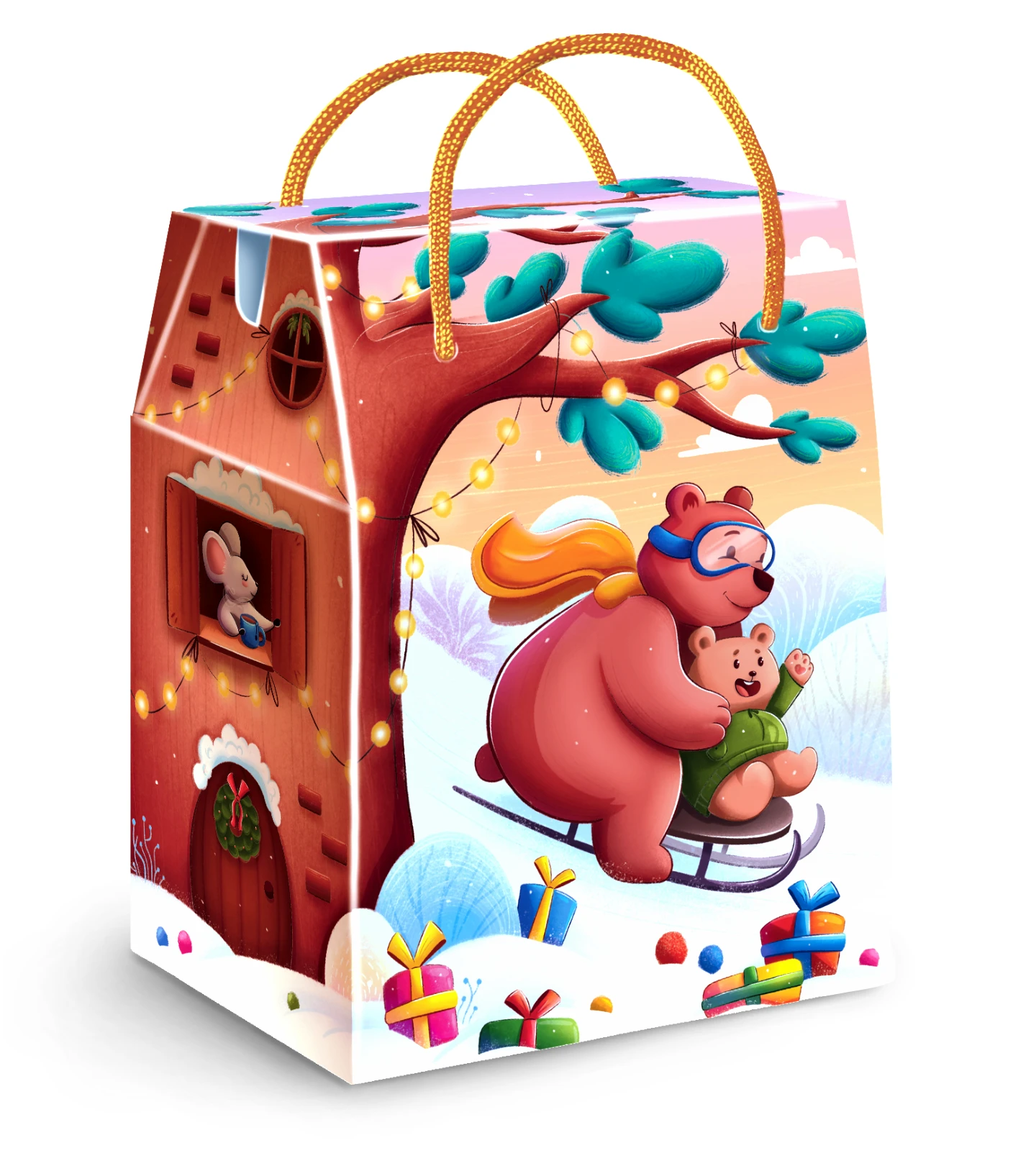 Новогодняя упаковка для сладостей — Изображение №7 — Брендинг, Графика на Dprofile