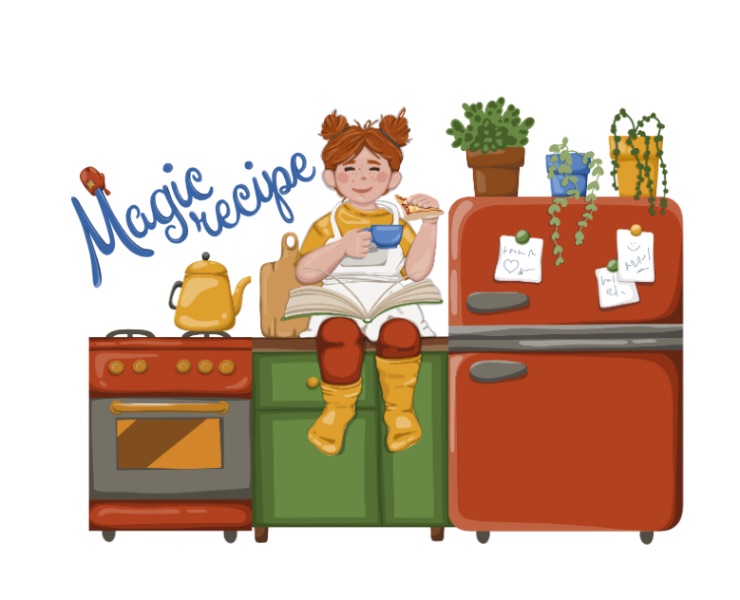 Иллюстрации к детской книге “Magic recipe” — Иллюстрация, Графика на Dprofile