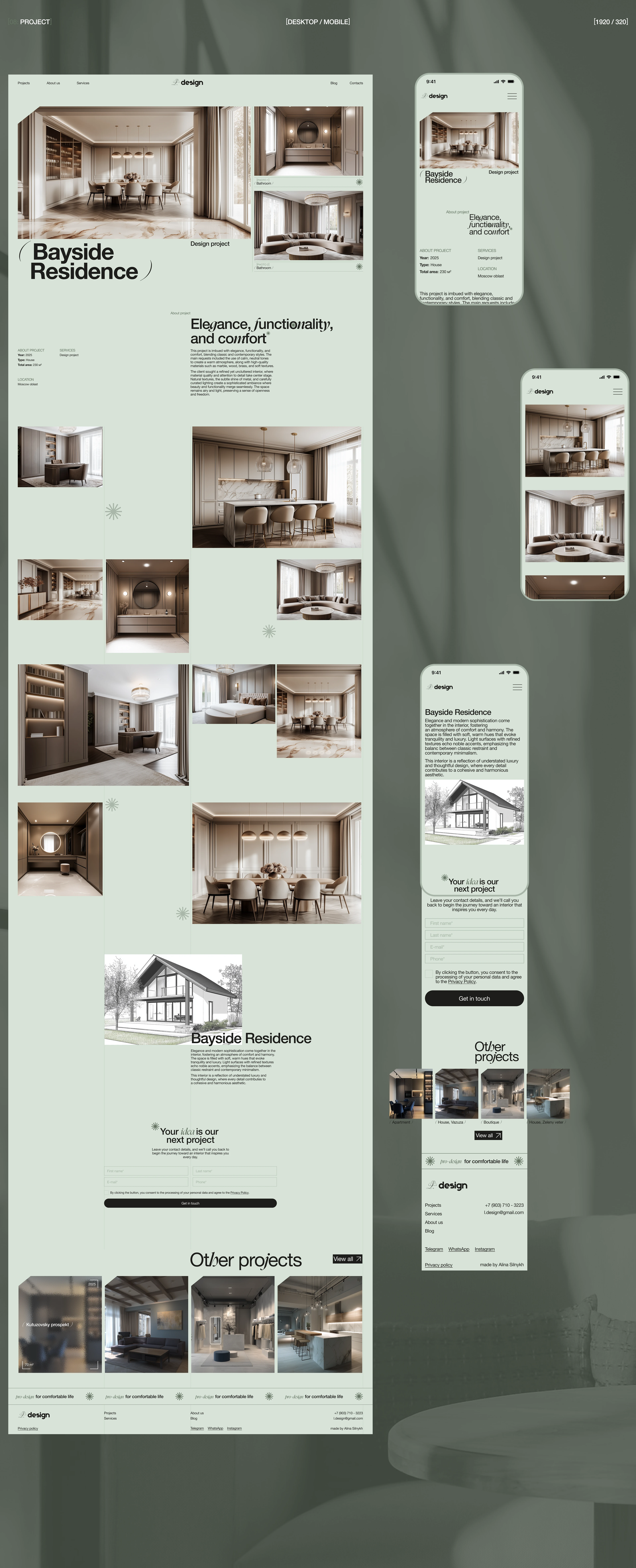 L.Design | Web design — Изображение №11 — Интерфейсы на Dprofile
