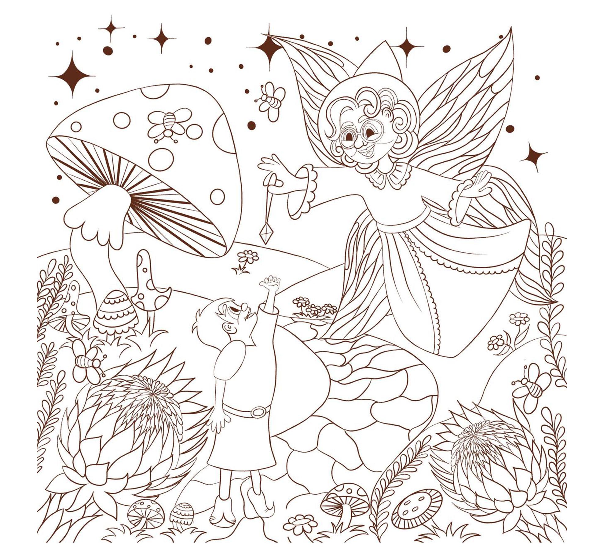 Иллюстрация "Мальчик и Добрая Фея" — Изображение №2 — Иллюстрация на Dprofile