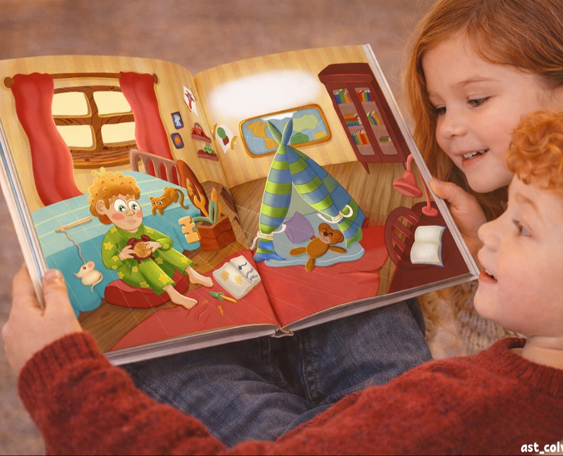 Серия иллюстраций для детской книги на Dprofile