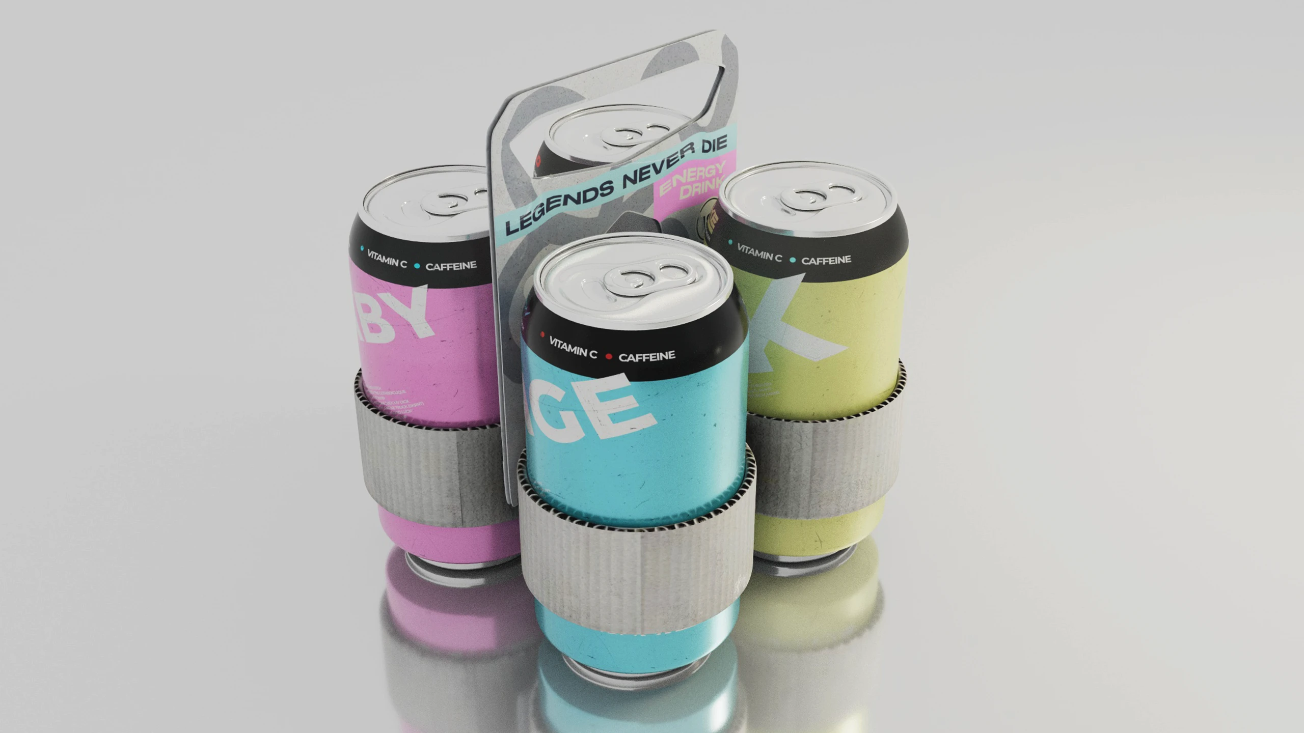 LEGENDS | Дизайн банок энергетика | Дизайн упаковки — Изображение №8 — Брендинг, Промдизайн на Dprofile