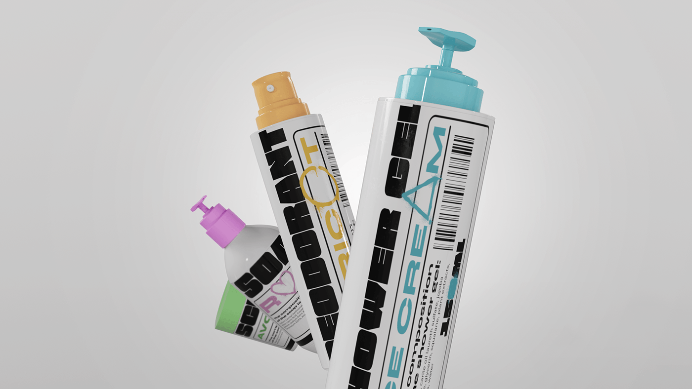 Дизайн этикеток косметики | Рackaging of cosmetics — Изображение №5 — Брендинг, 3D на Dprofile