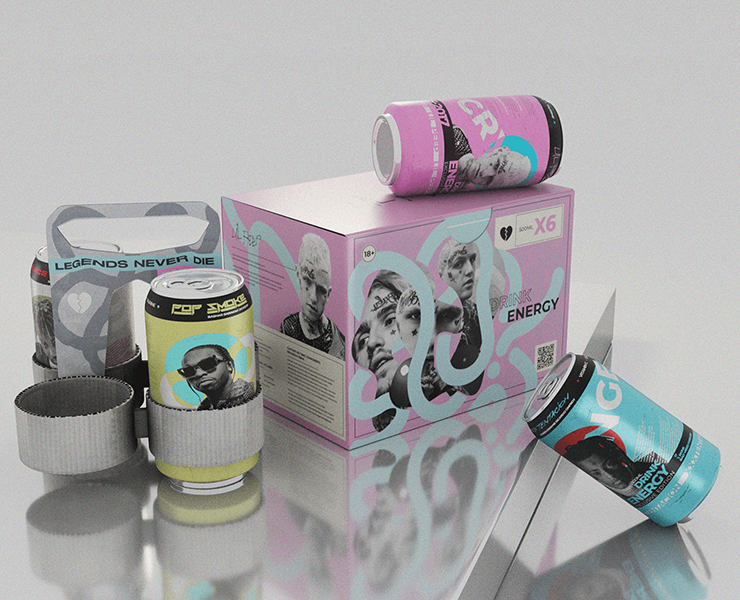 LEGENDS | Дизайн банок энергетика | Дизайн упаковки — Брендинг, Промдизайн на Dprofile