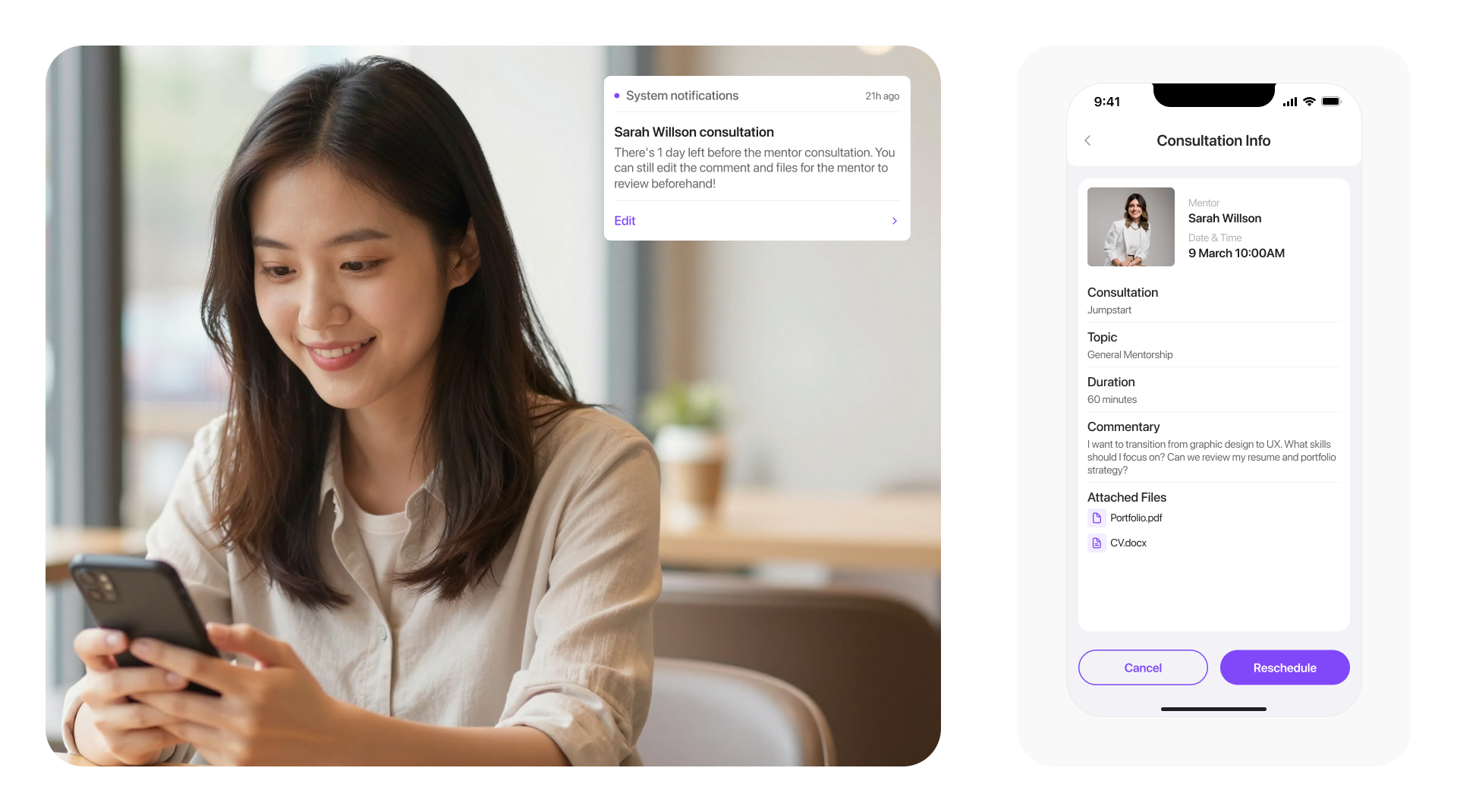 MentorMinds - Приложение для поиска ментора & UI UX Дизайн — Изображение №9 — Интерфейсы, Брендинг на Dprofile