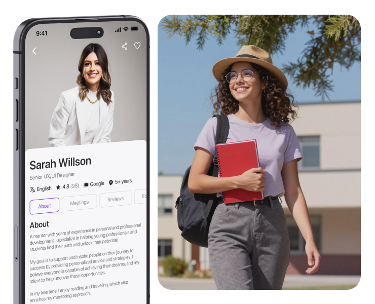 MentorMinds - Приложение для поиска ментора & UI UX Дизайн — Интерфейсы, Брендинг на Dprofile