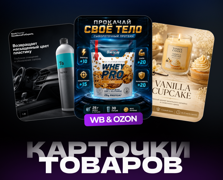 Инфографика для маркетплейсов | Карточка товара WB/Ozon на Dprofile