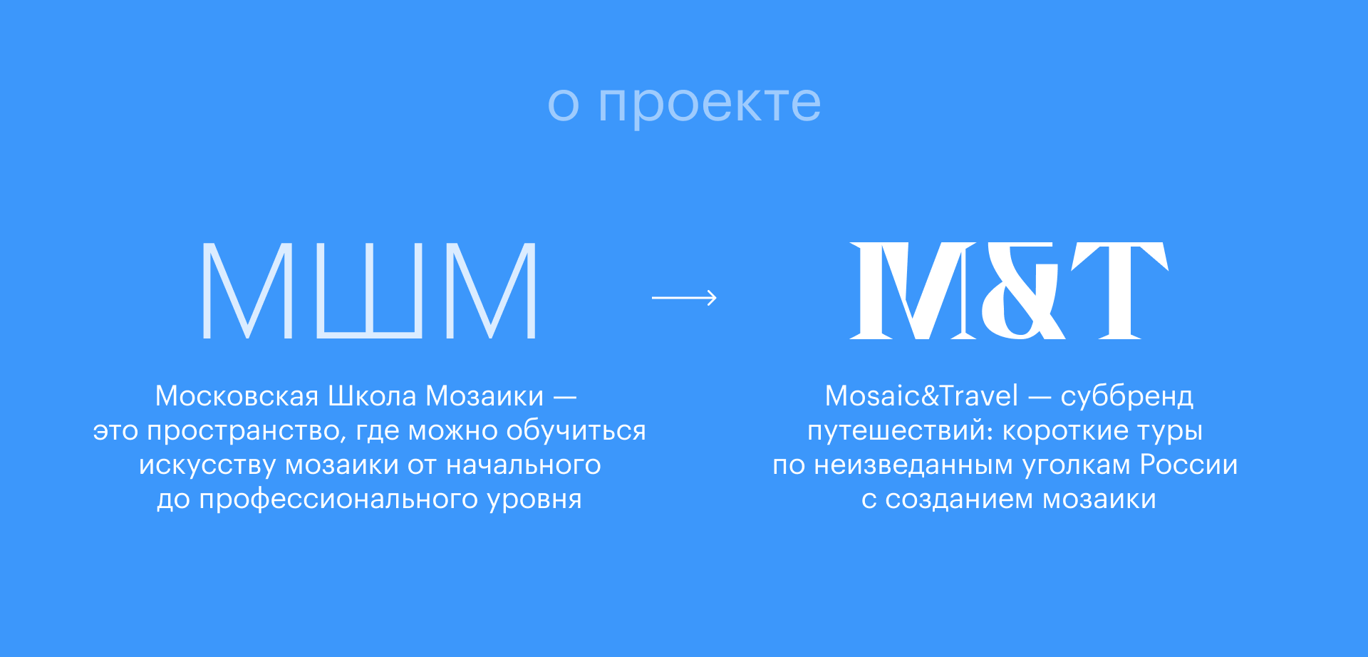 Фирменный стиль для бренда авторских туров Mosaic&Travel — Изображение №2 — Брендинг на Dprofile
