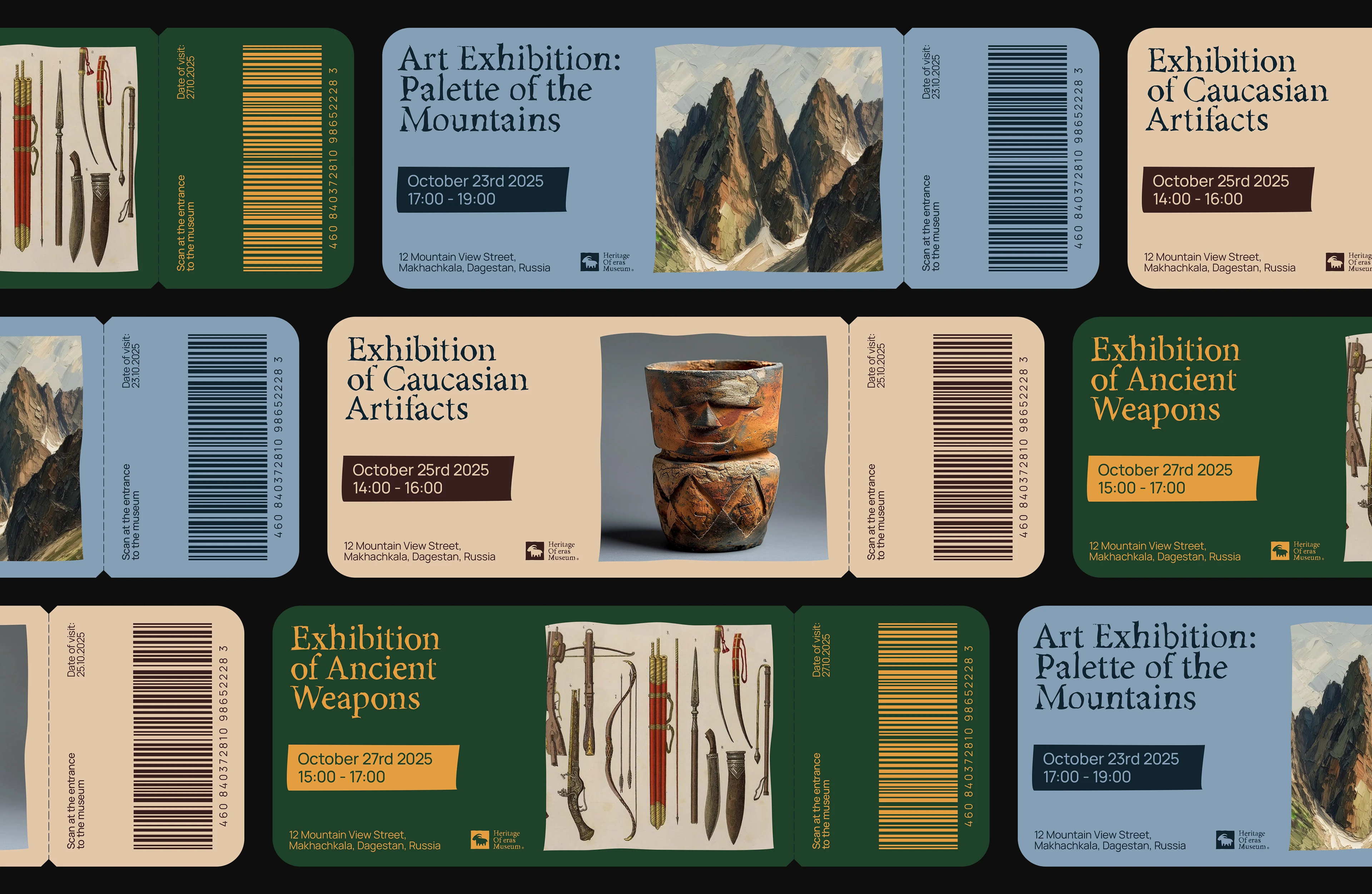 Heritage Of eras Museum — Изображение №11 — Брендинг на Dprofile