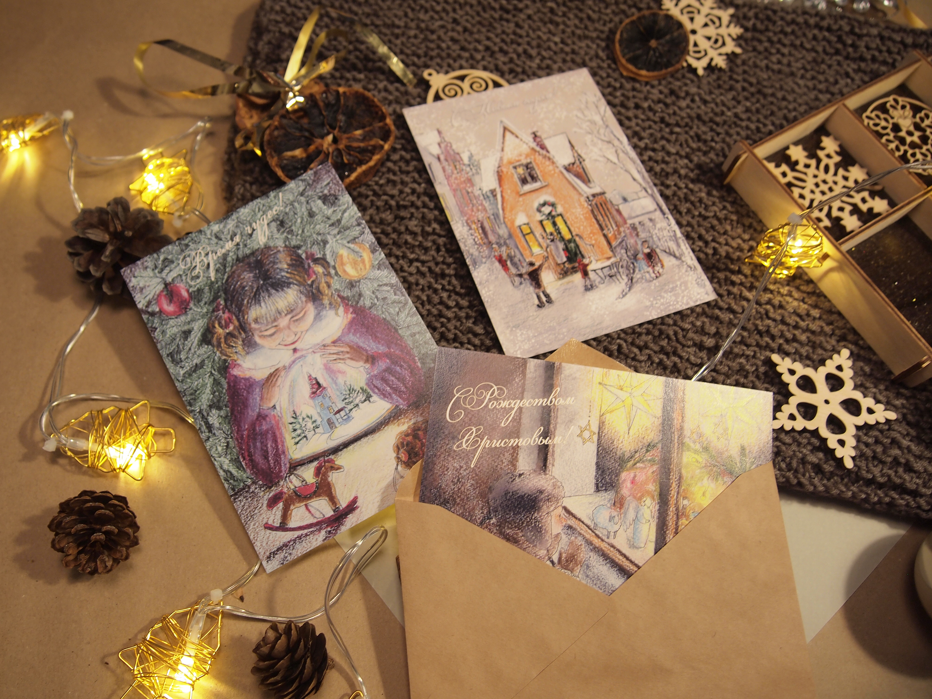Время Новогодних чудес! Авторские открытки — Изображение №6 — Иллюстрация, Графика на Dprofile